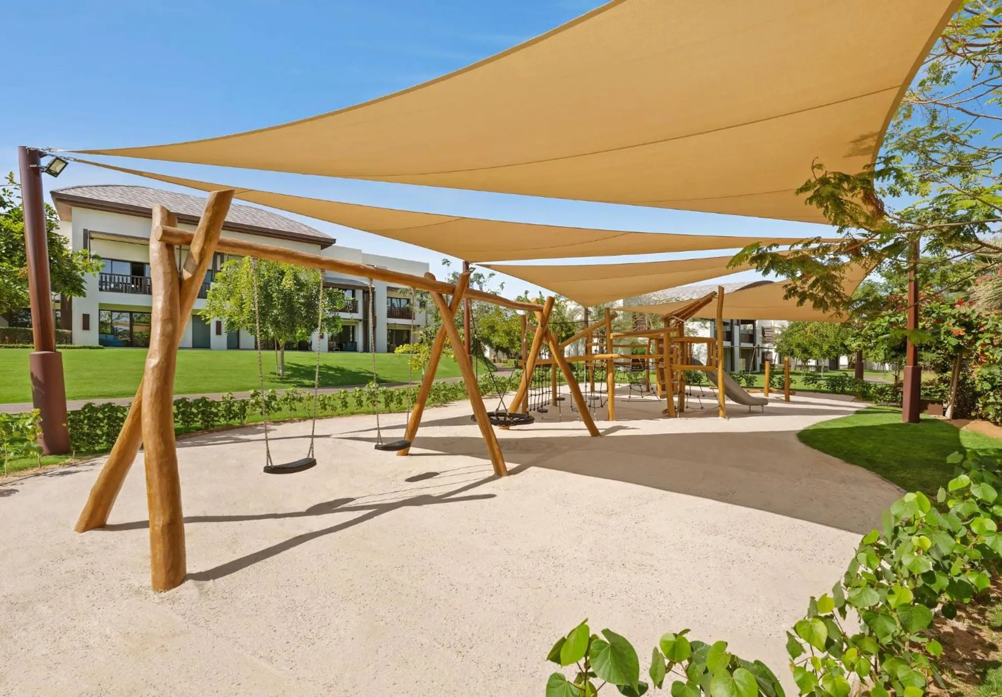 Children play ground in Anantara Mina Ras Al Khaimah Resort