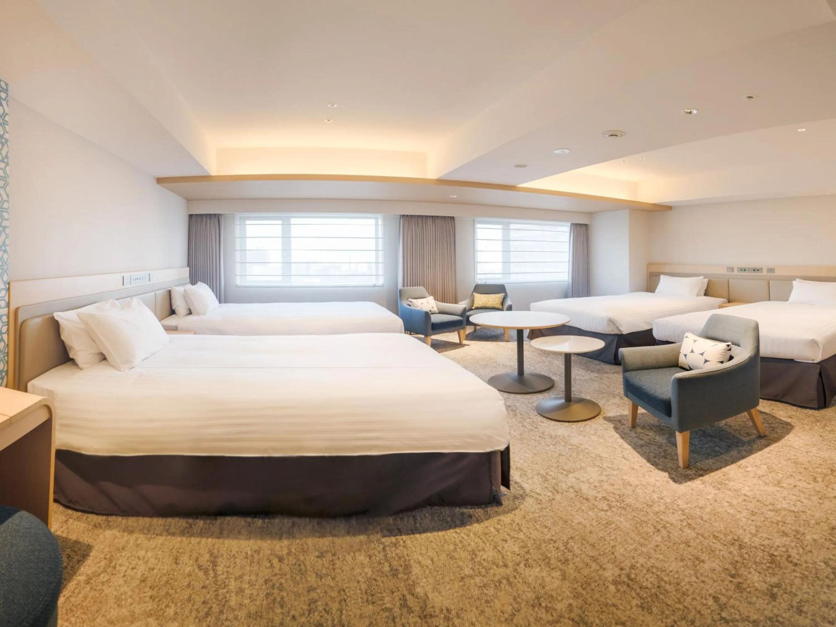 Bed in Hotel Emion Sapporo