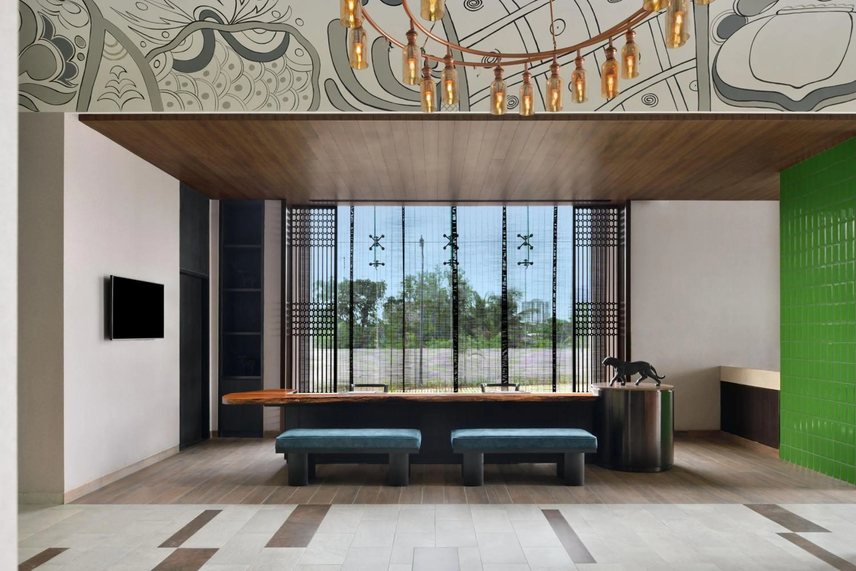 Lobby or reception in The Artiste, Kochi, A Tribute Portfolio Hotel , Forum Mall