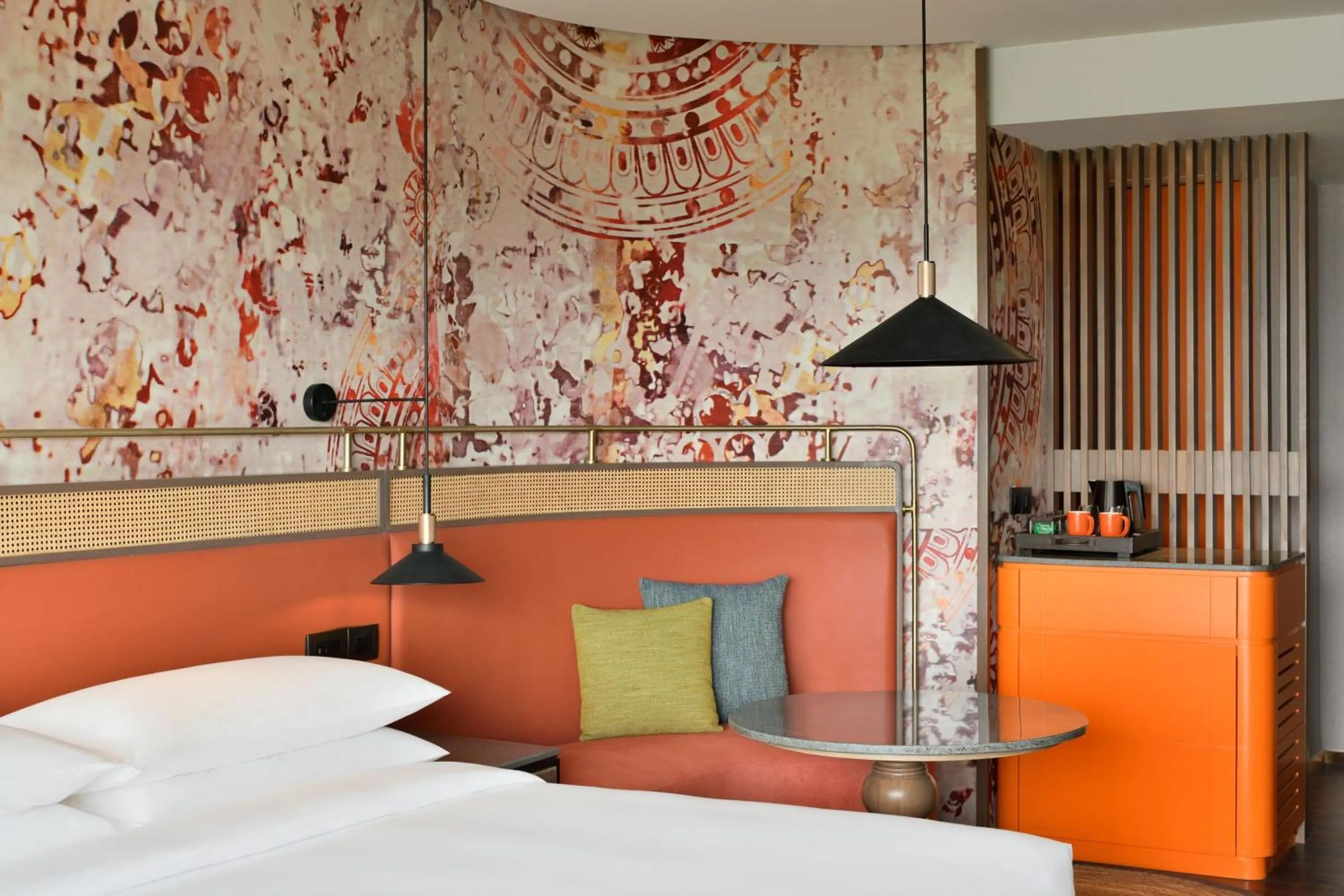 Photo of the whole room, Bed in The Artiste, Kochi, A Tribute Portfolio Hotel , Forum Mall