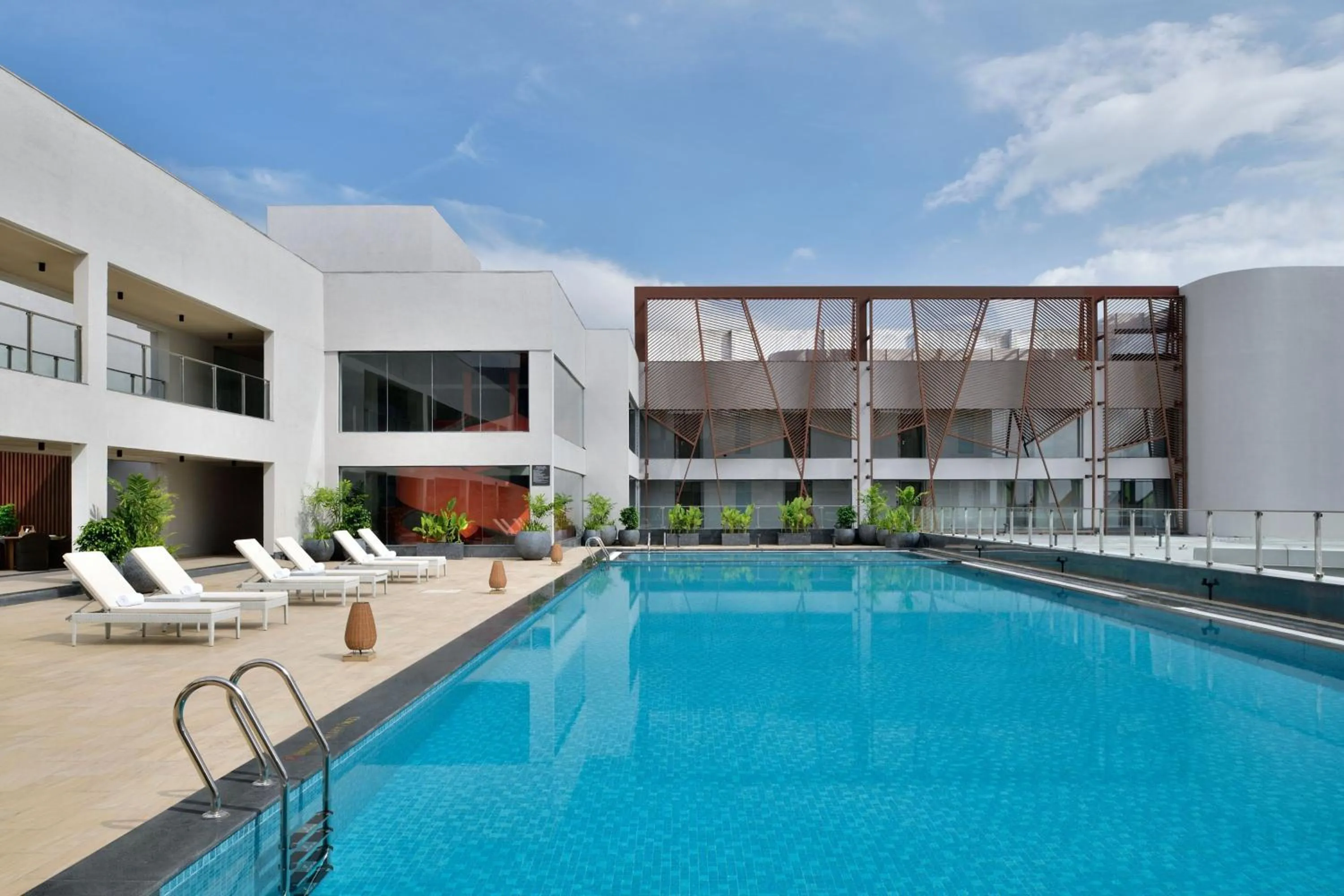 Swimming pool in The Artiste, Kochi, A Tribute Portfolio Hotel , Forum Mall