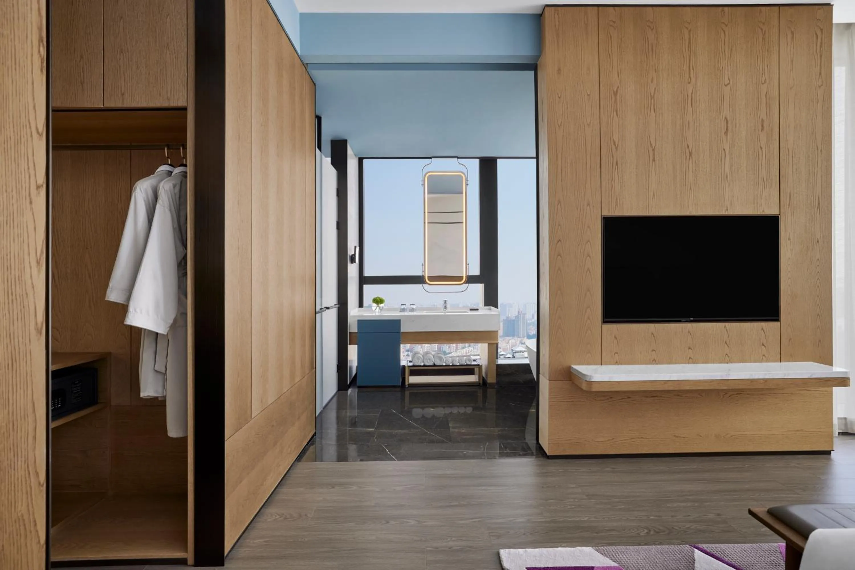 Seating area, Bed in JW Marriott Hotel Xi'an Southwest