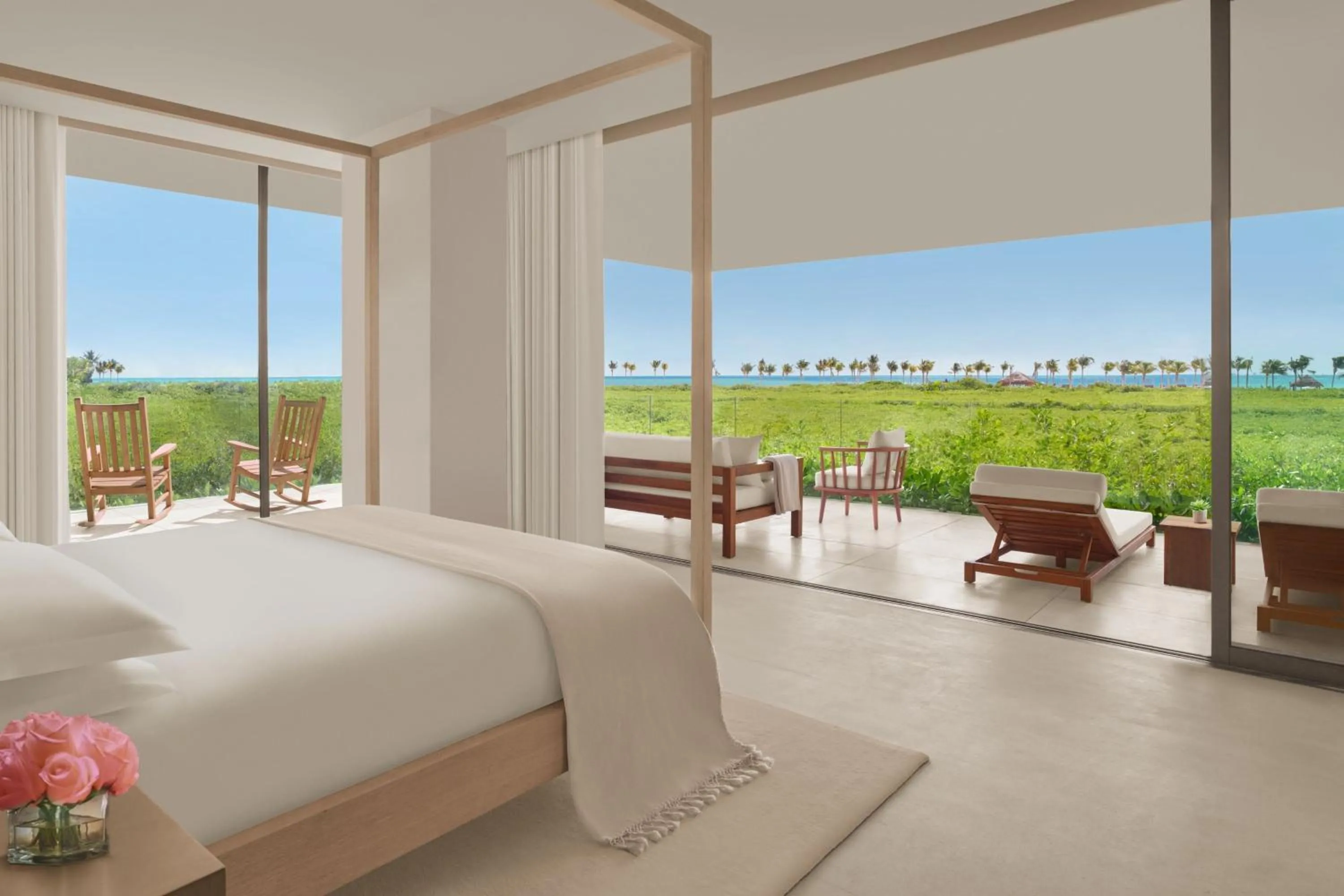 Bedroom, Bed in The Riviera Maya EDITION at Kanai