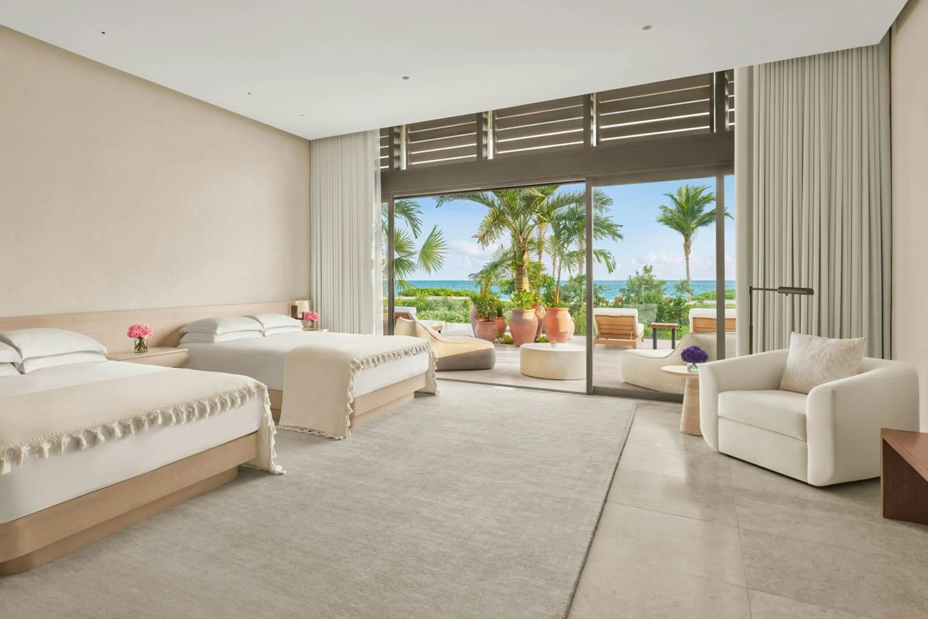 Bedroom, Bed in The Riviera Maya EDITION at Kanai