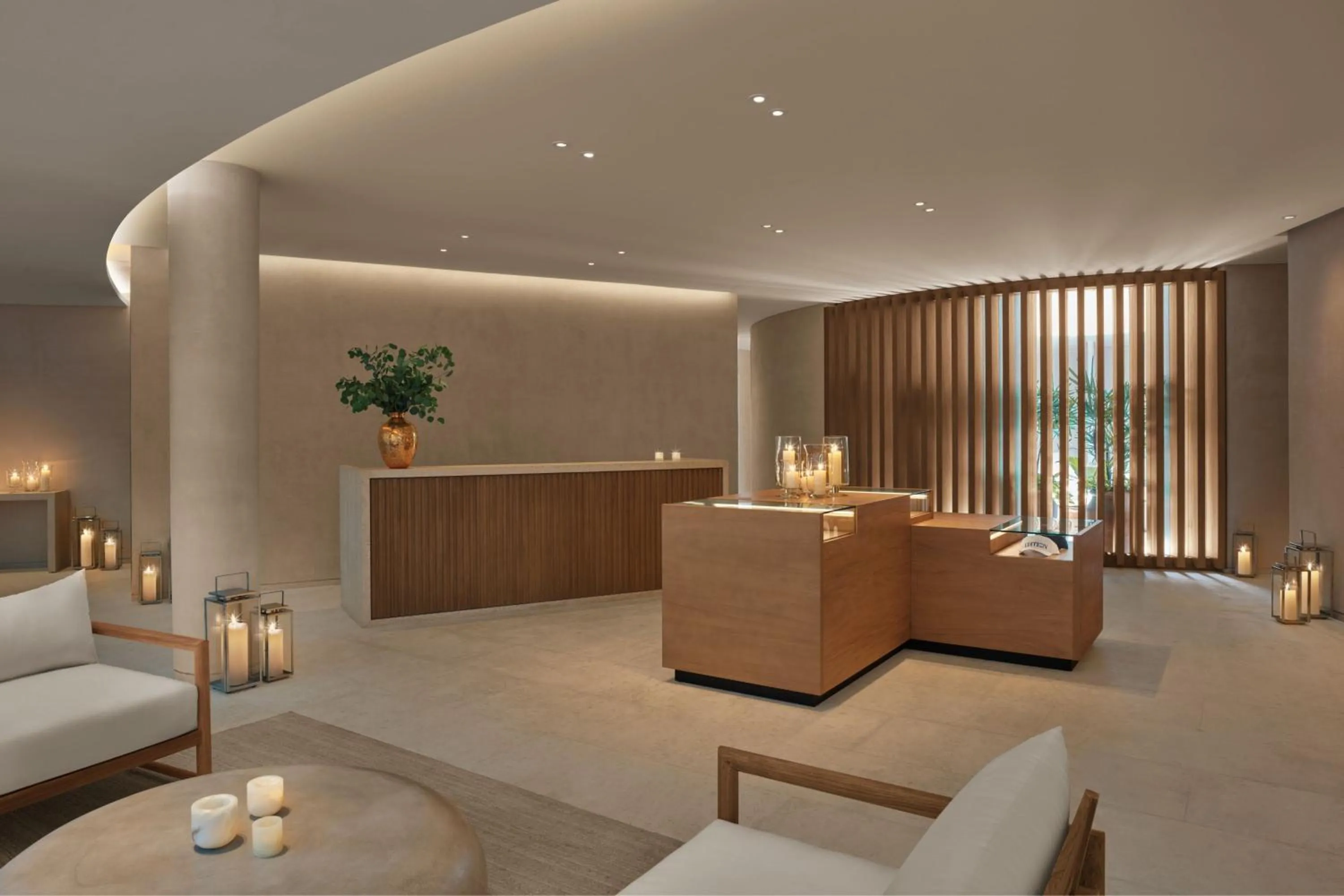 Lobby or reception in The Riviera Maya EDITION at Kanai