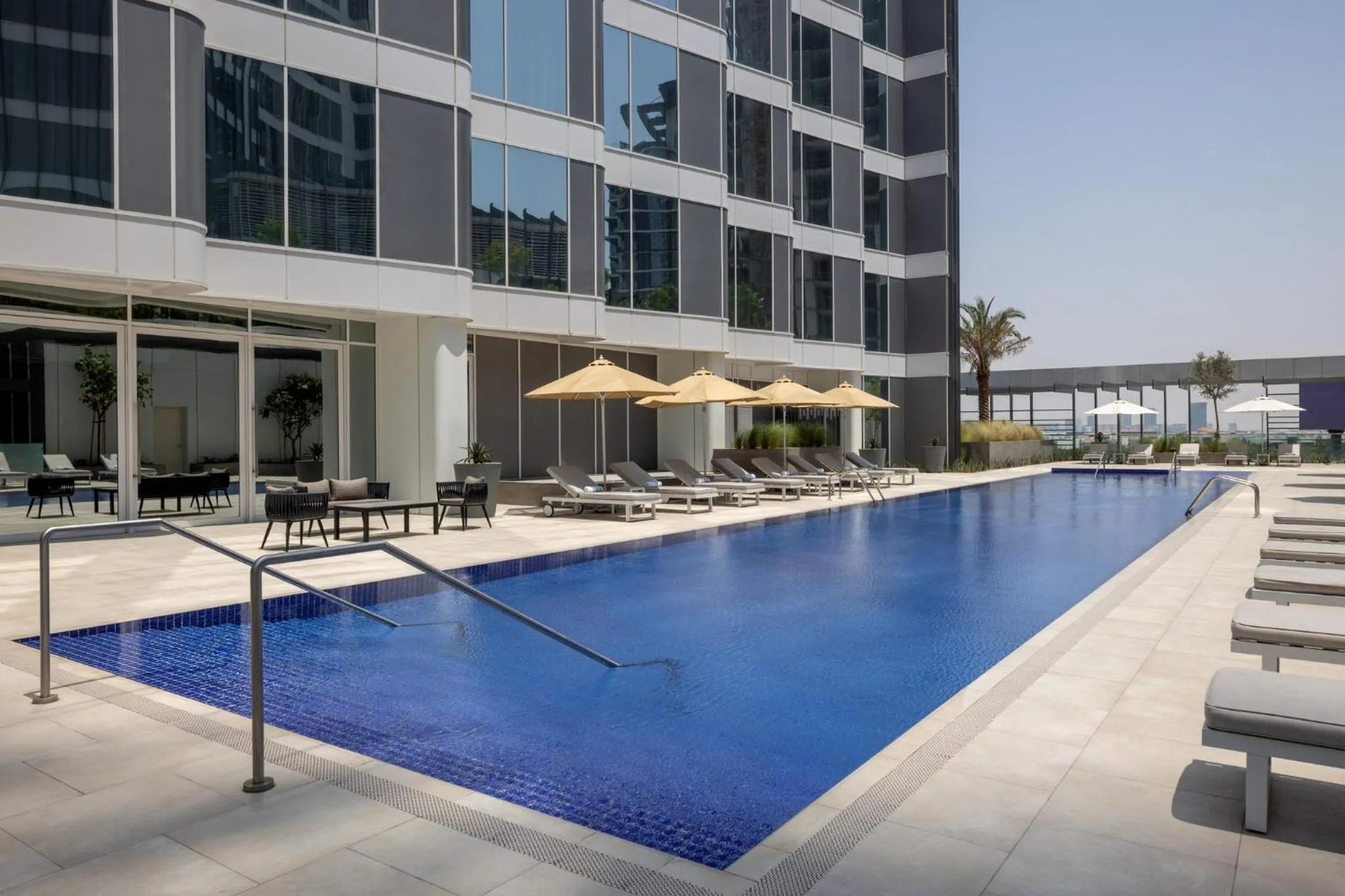 Swimming pool in Holiday Inn Dubai Business Bay by IHG