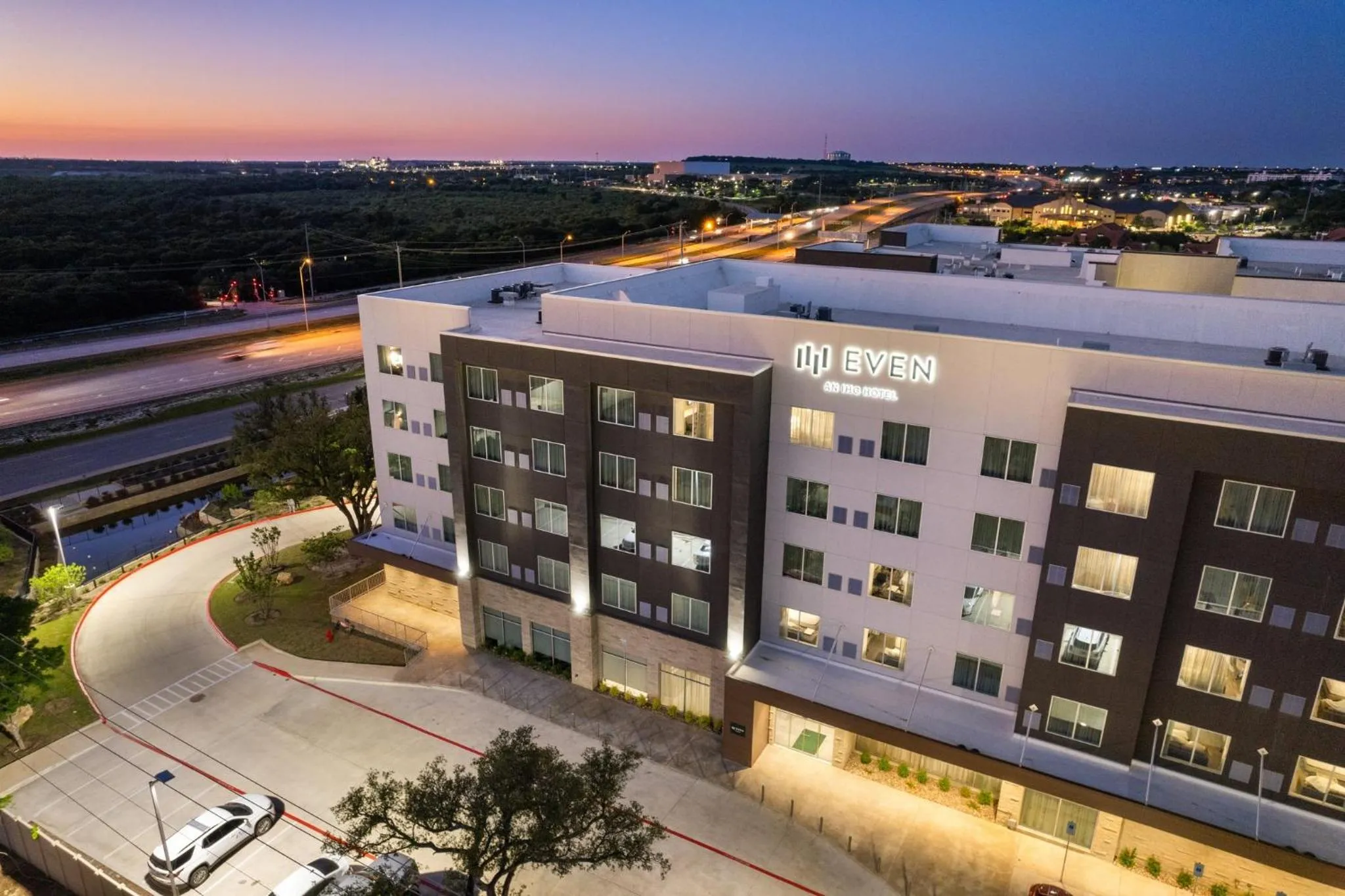 Property building in EVEN Hotel Austin Uptown near the Domain by IHG