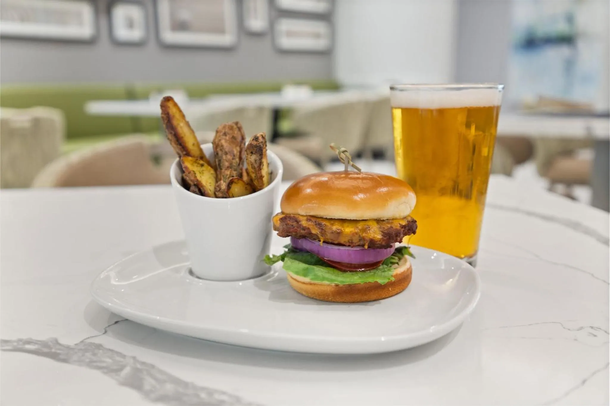 Restaurant/places to eat in EVEN Hotel Austin Uptown near the Domain by IHG