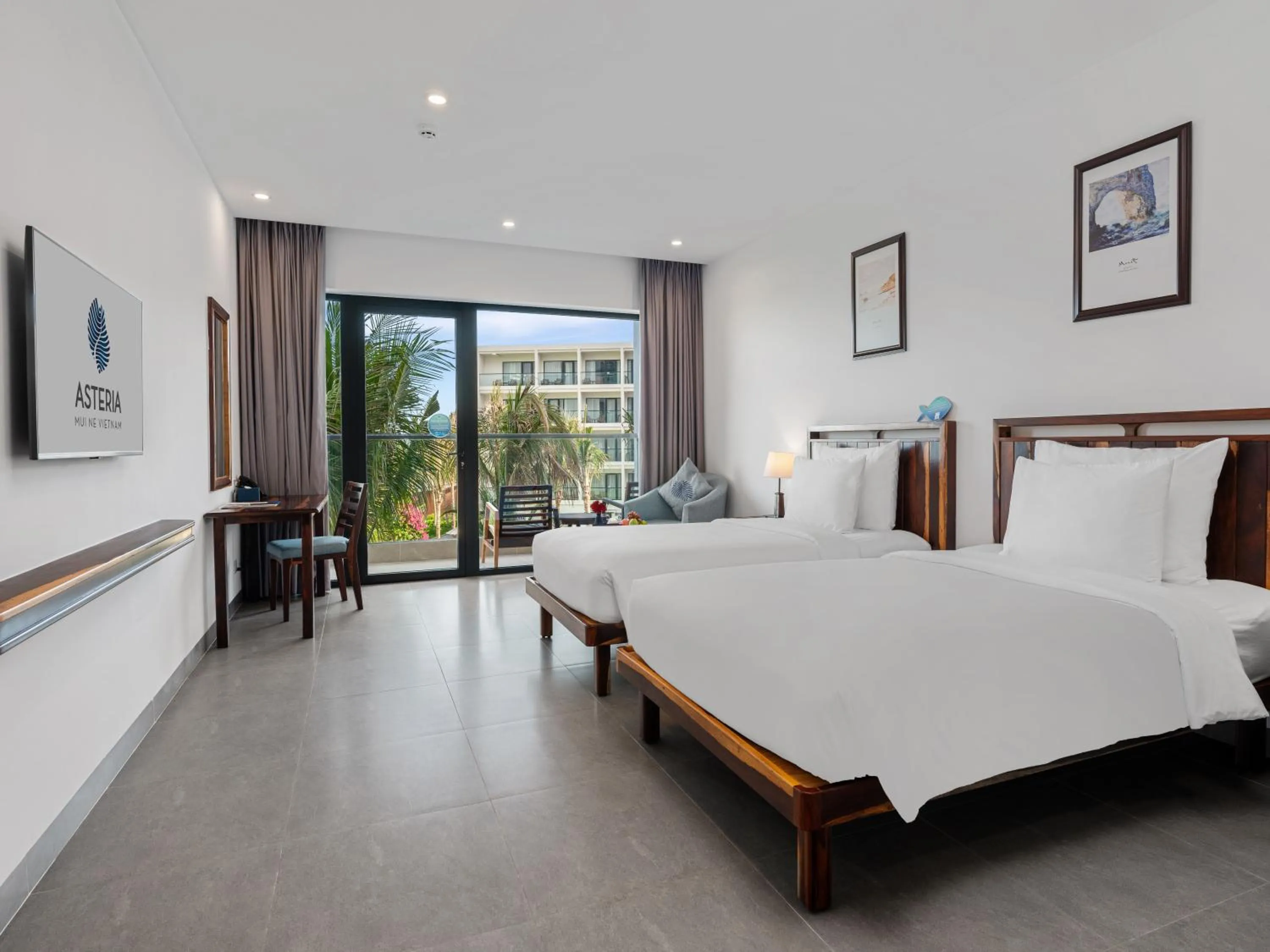 Bed in Asteria Mui Ne Resort