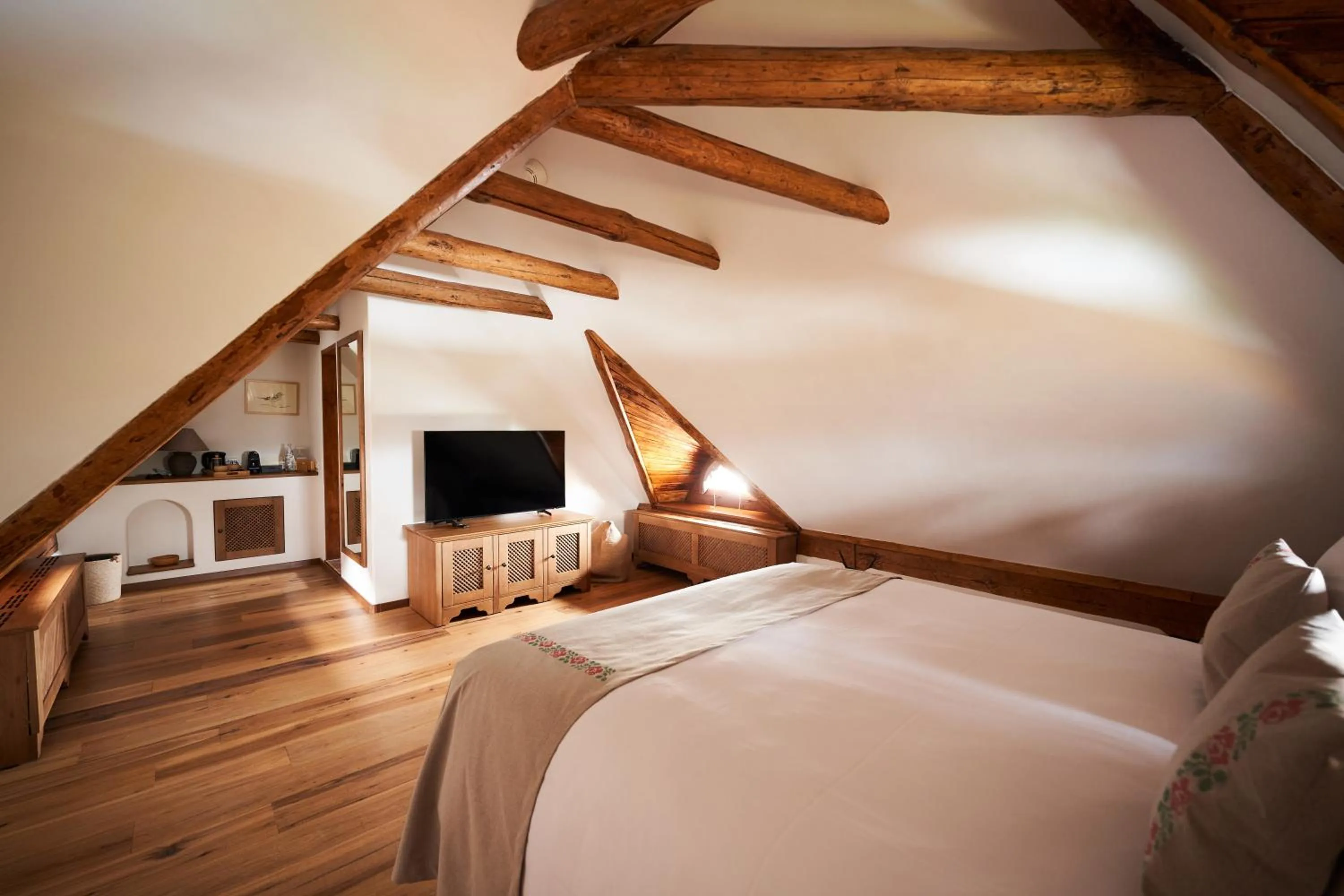 Bed in Matca Hotel Relais & Châteaux