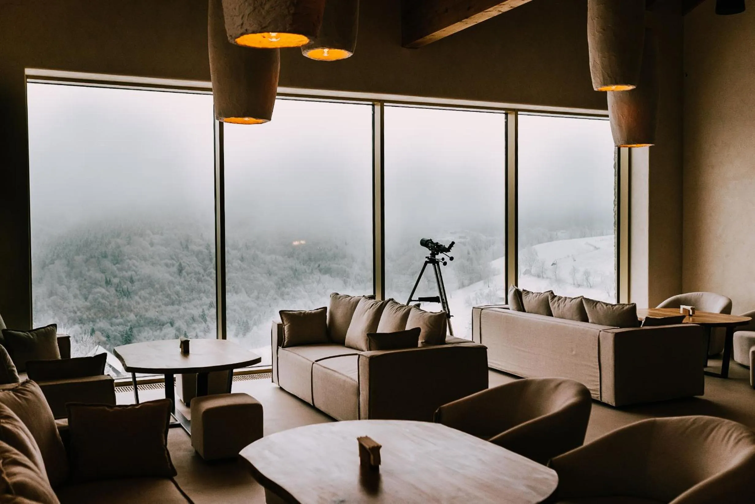 Lounge or bar in Matca Hotel Relais & Châteaux