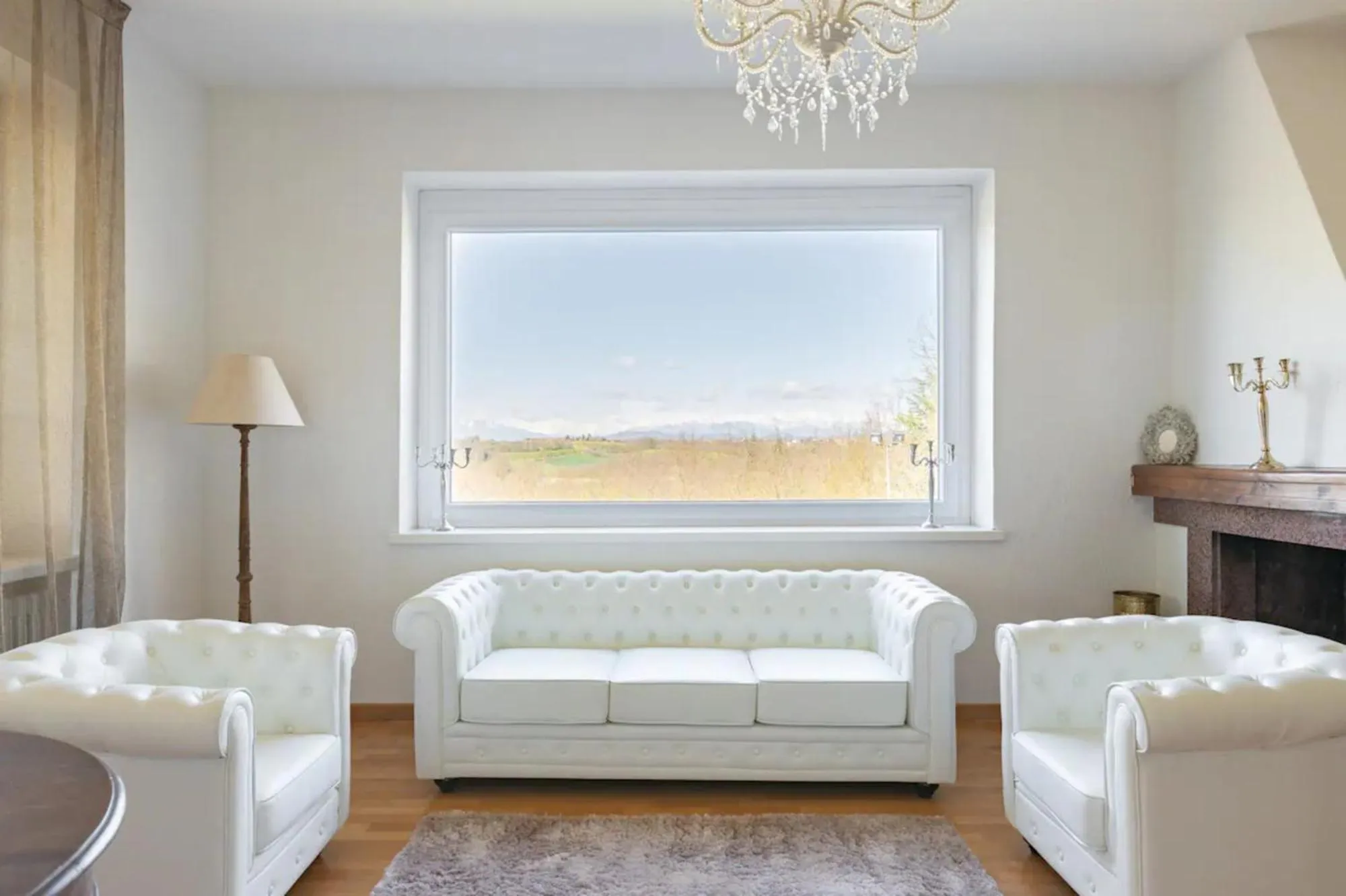 Bed, Seating Area in Saint Paul Luxury Holiday Home by Alterego