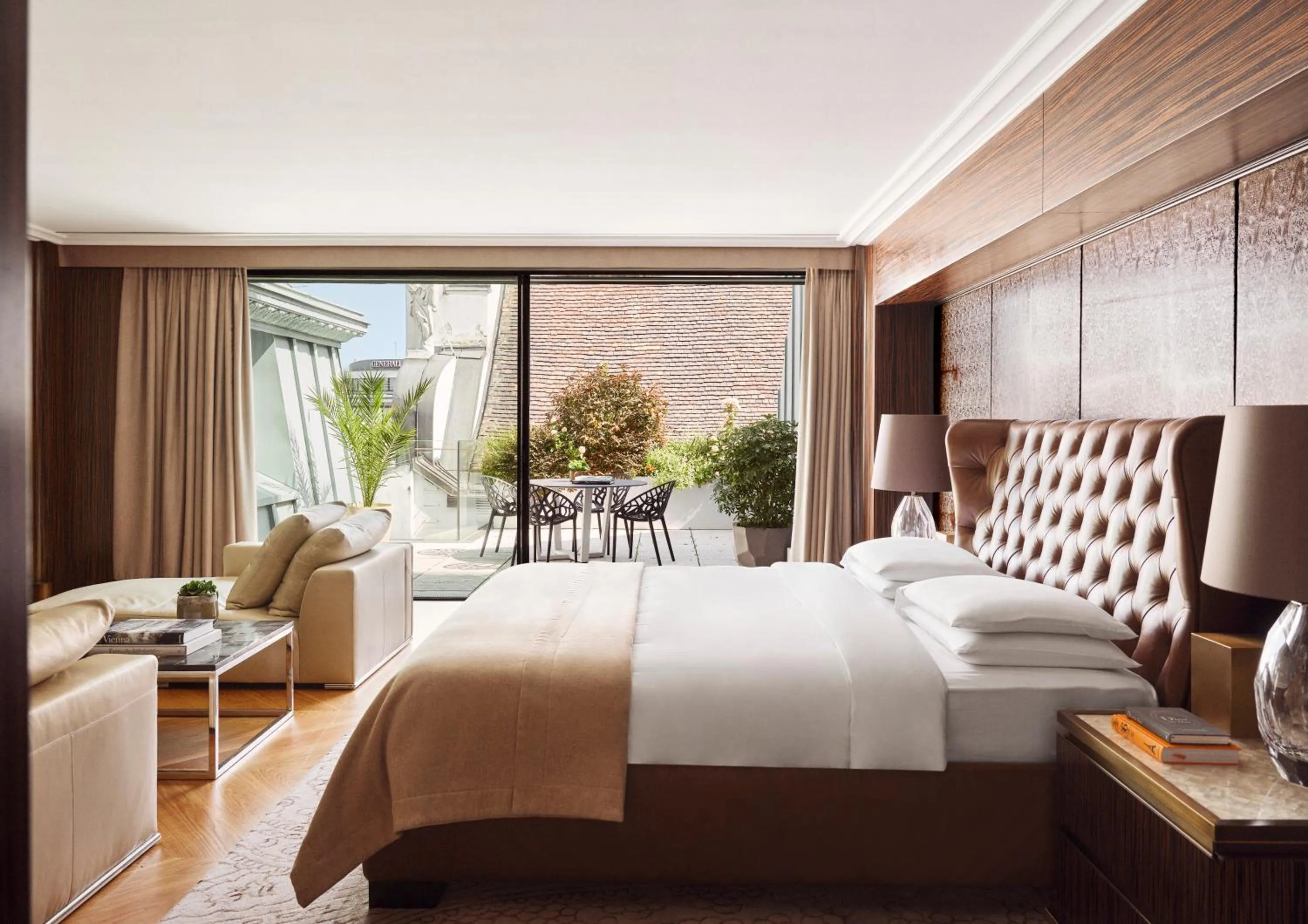 Balcony/Terrace, Bed in Park Hyatt Vienna