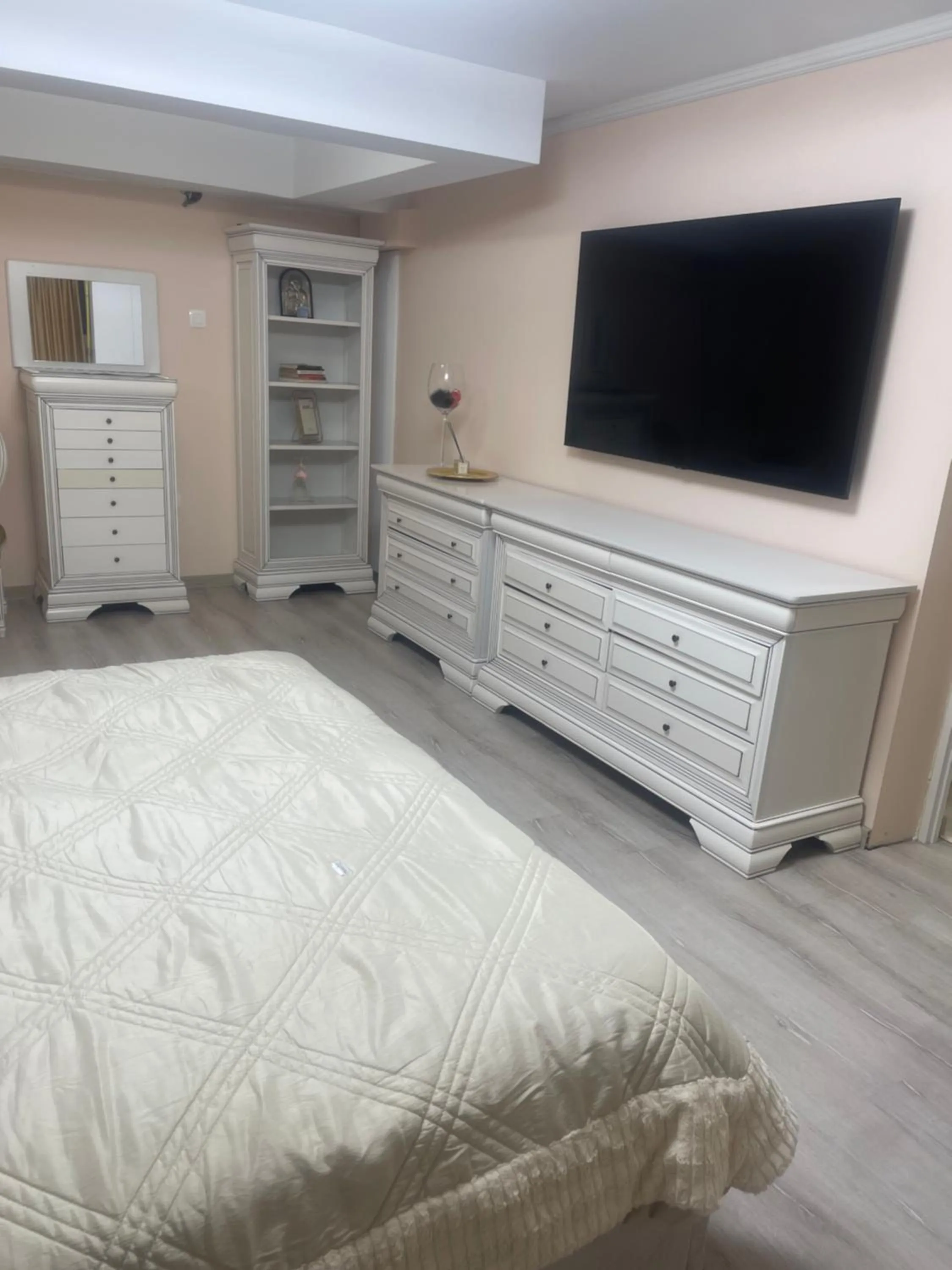 Bed in Hotel Jolie Apartments