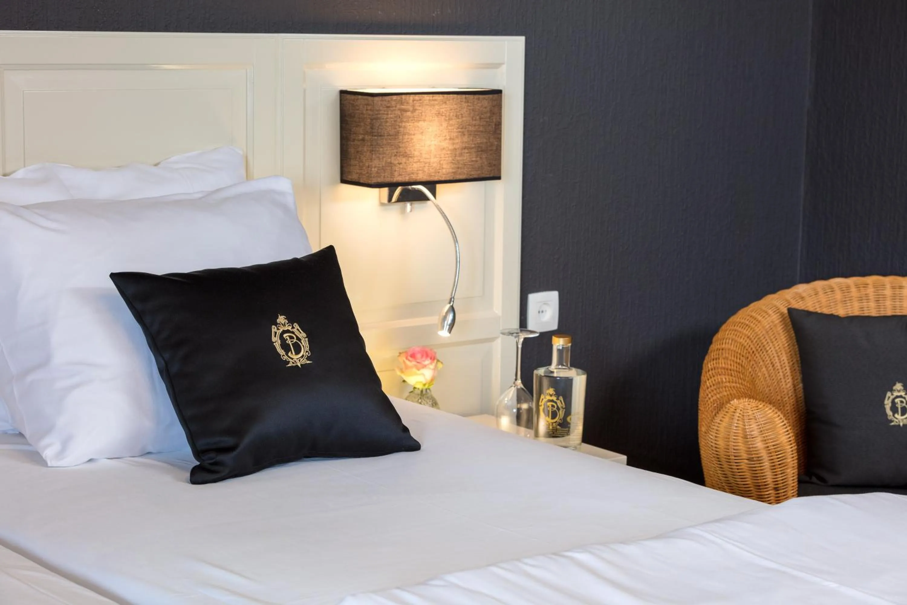 Bed in Landhuishotel De Bloemenbeek