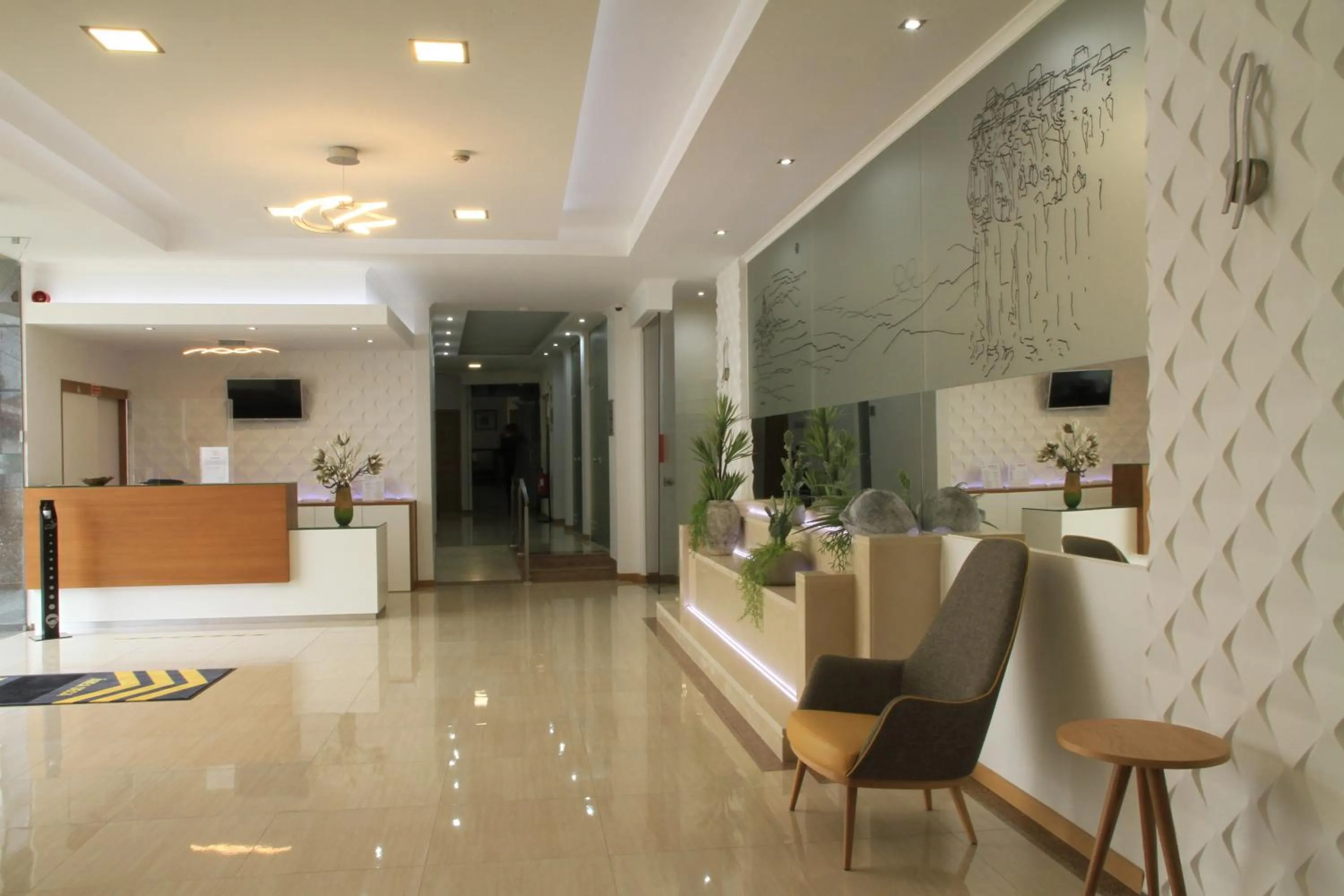 Lobby or reception in Hotel Santa Clara
