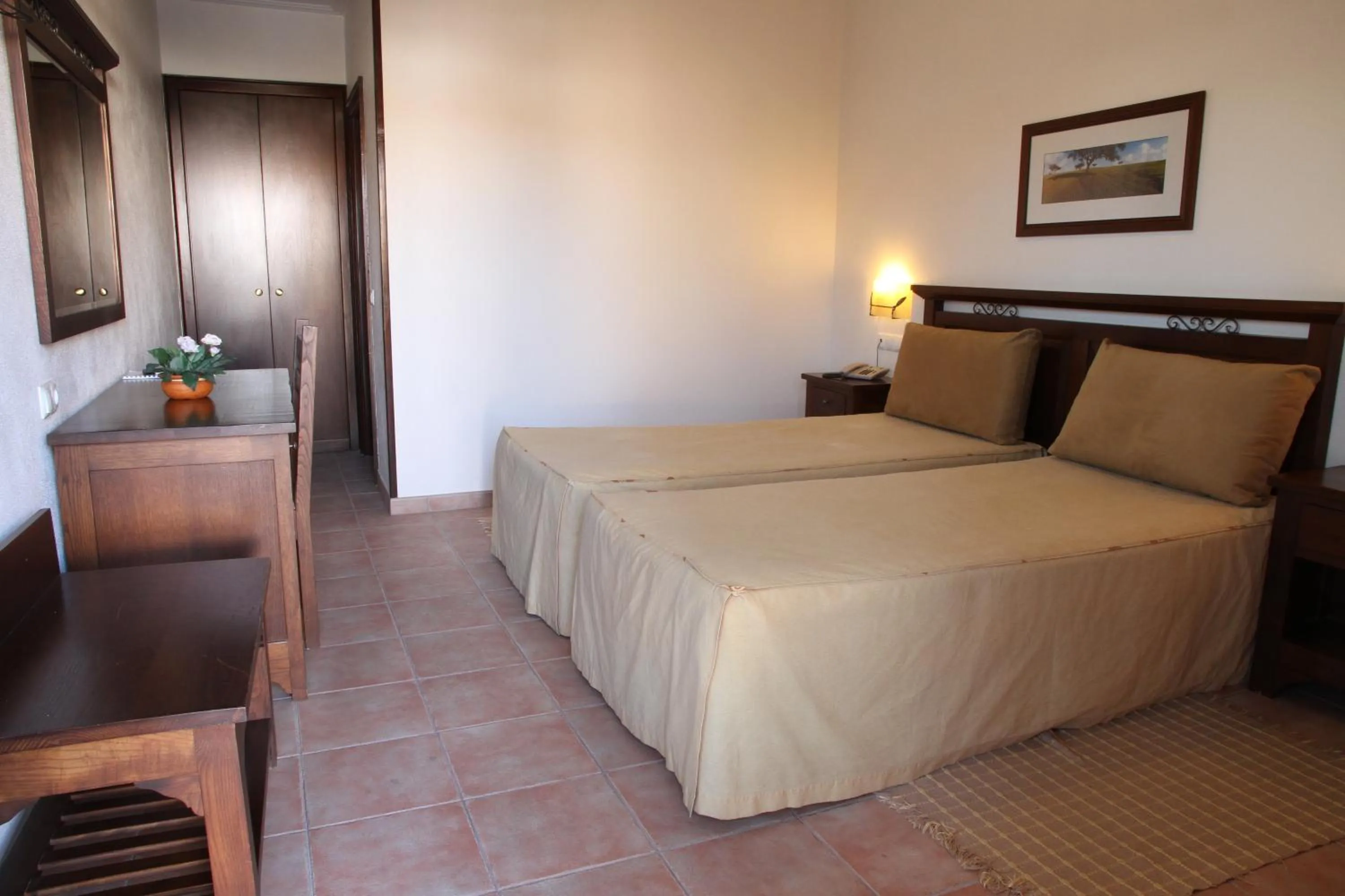 Bed in Hotel Santa Clara