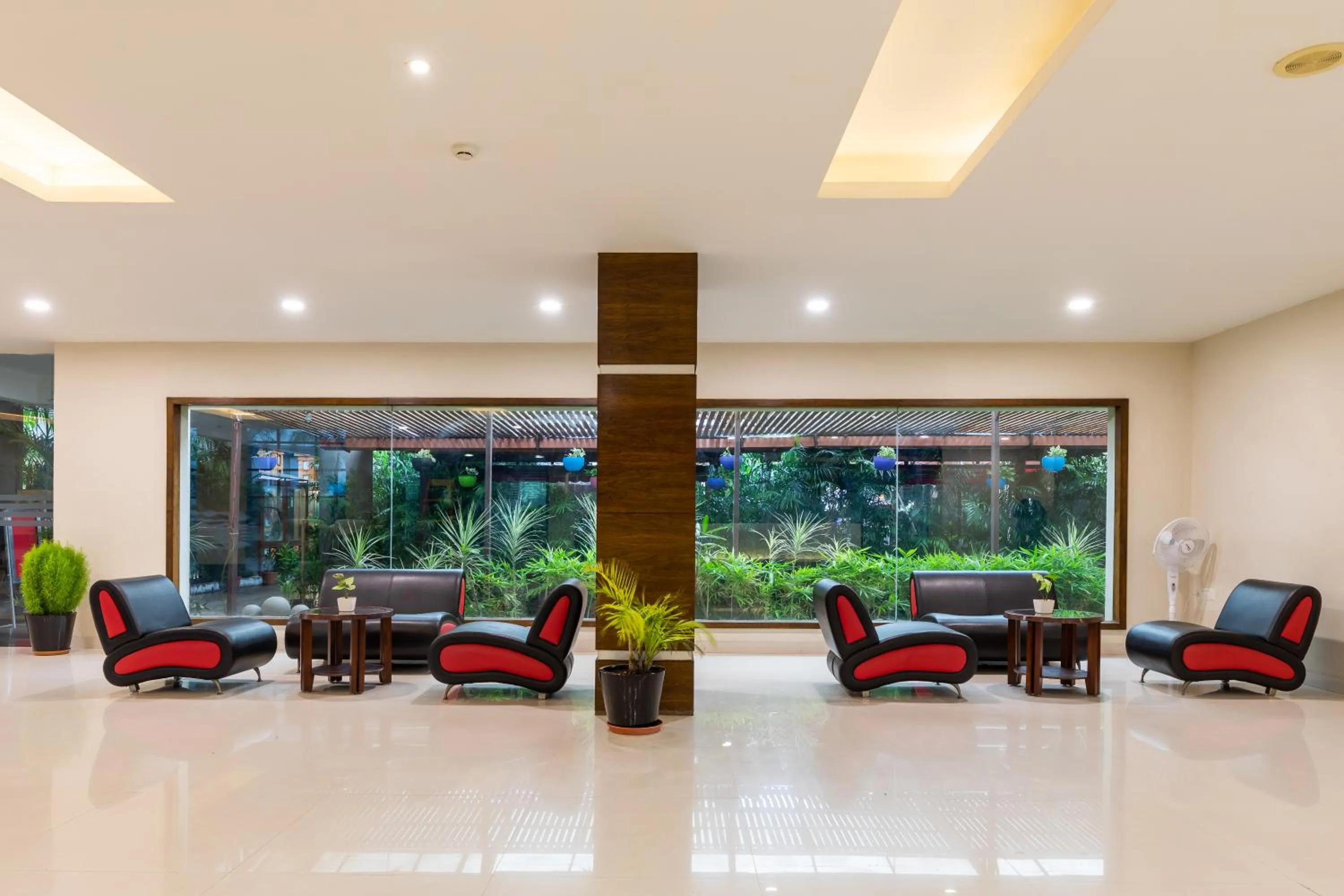 Lobby or reception in Monk's Nirvanaa Hotel & Resort