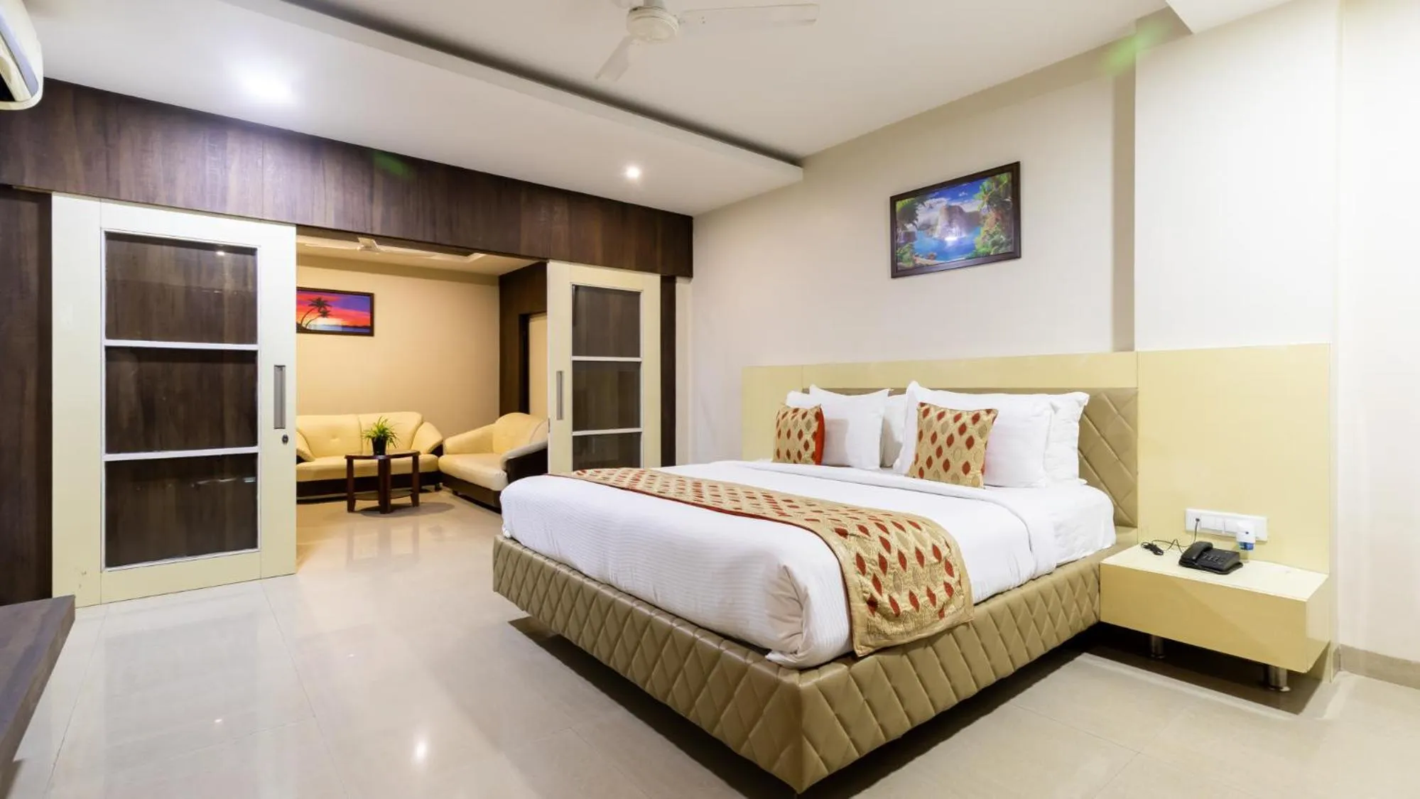 Bedroom, Bed in Monk's Nirvanaa Hotel & Resort