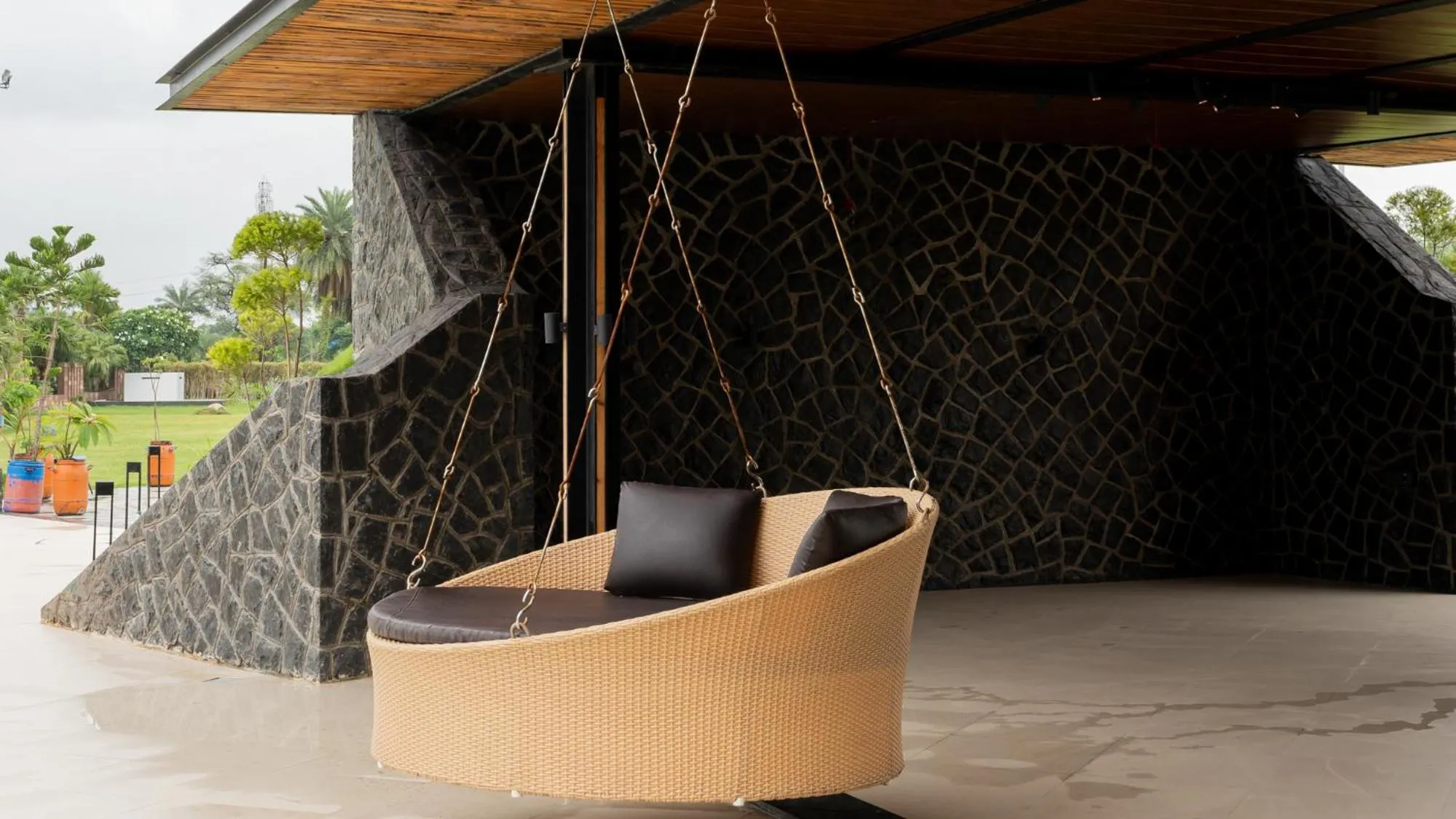 Swimming pool in Monk's Nirvanaa Hotel & Resort