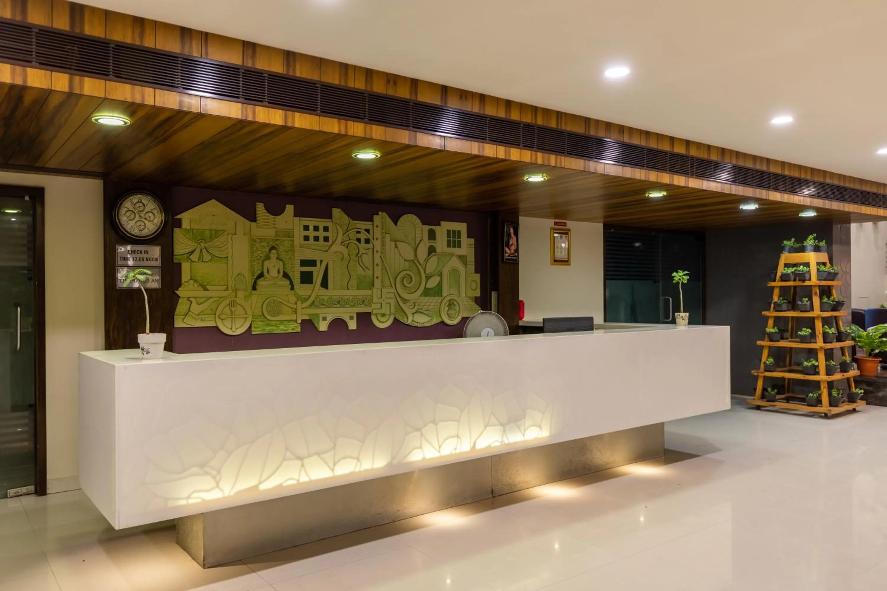Lobby or reception in Monk's Nirvanaa Hotel & Resort