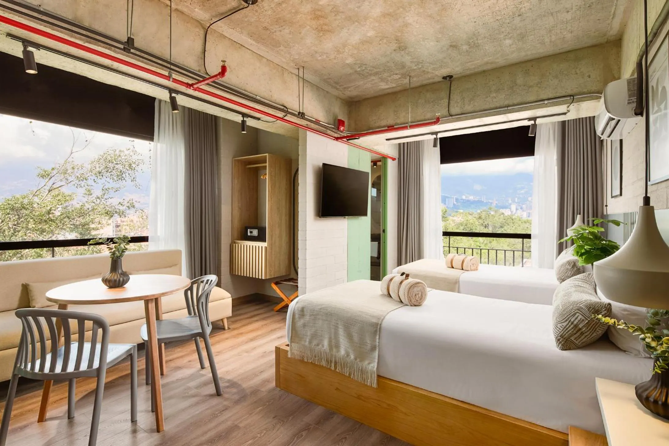 Bed in Urbit Social Lofts