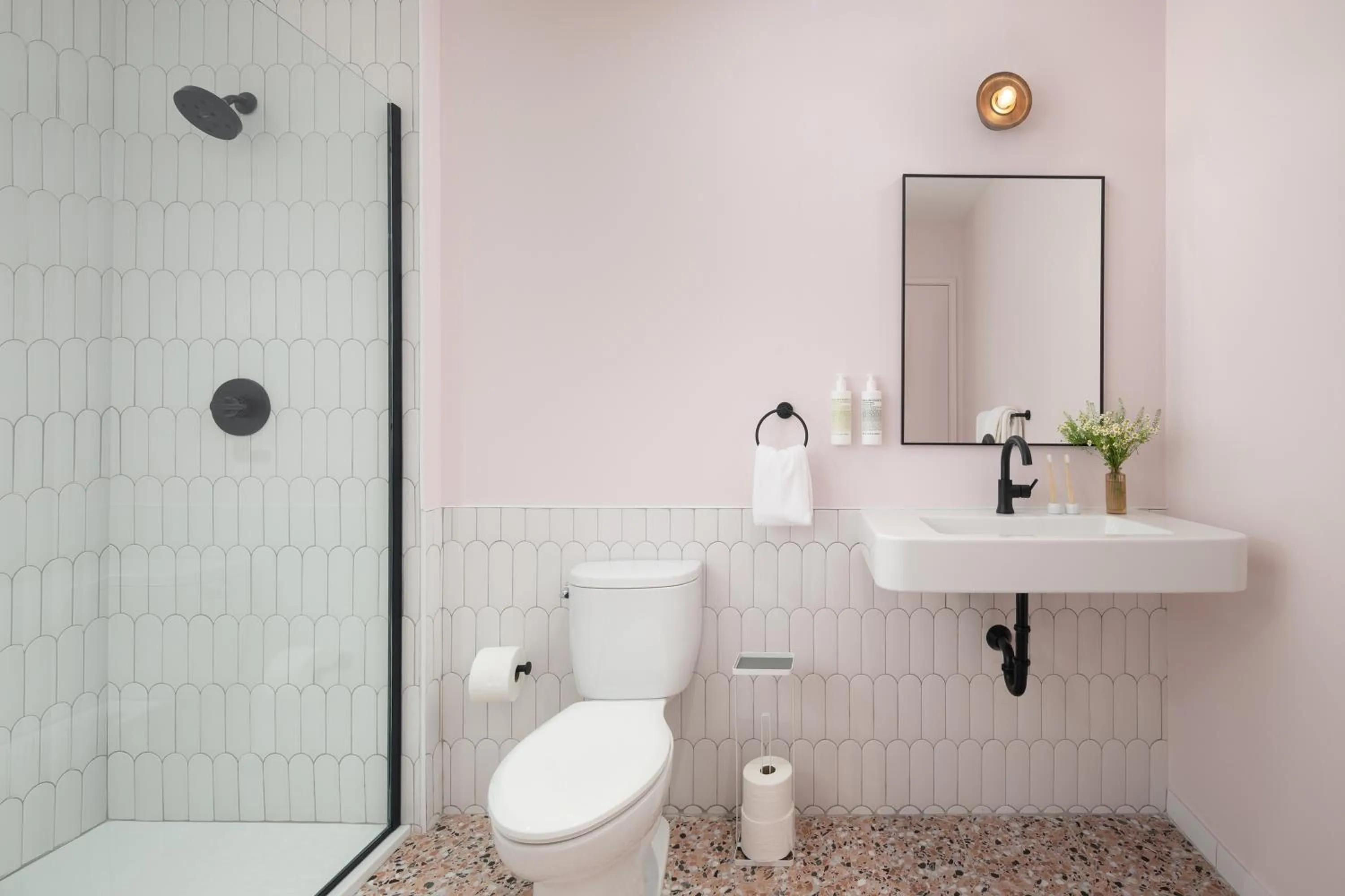 Bathroom in The Neighborhood Hotel Little Italy