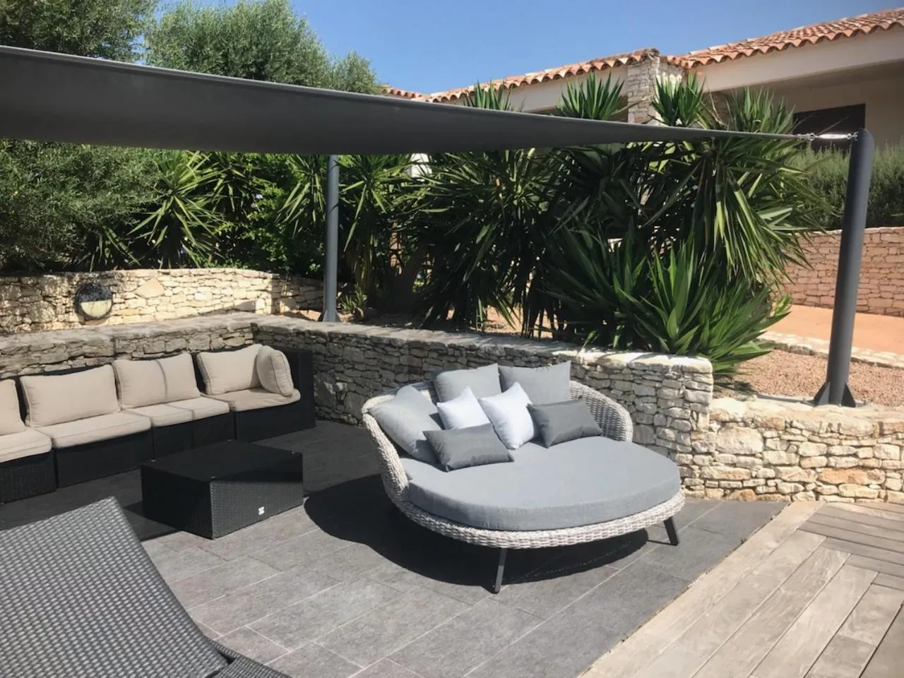 Garden view in l'Albitru