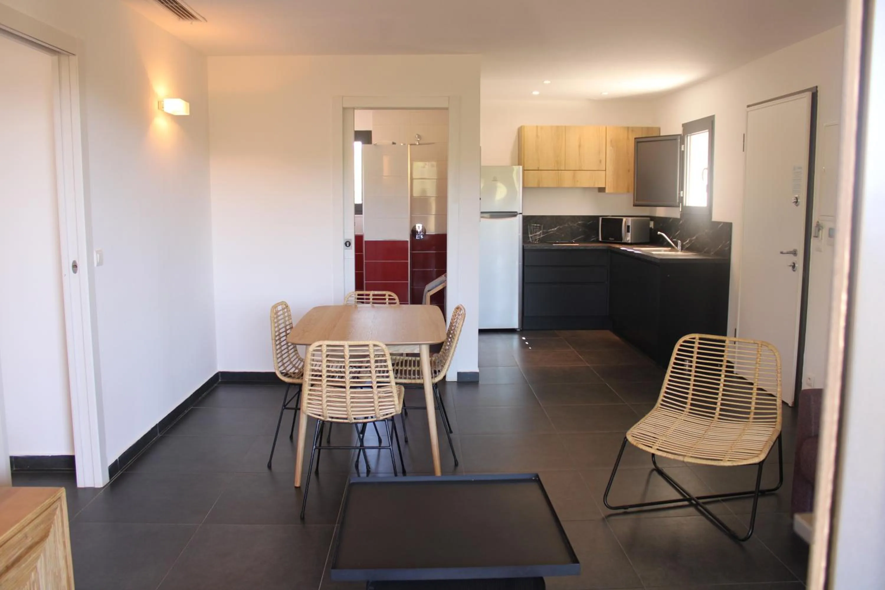 Dining area in l'Albitru