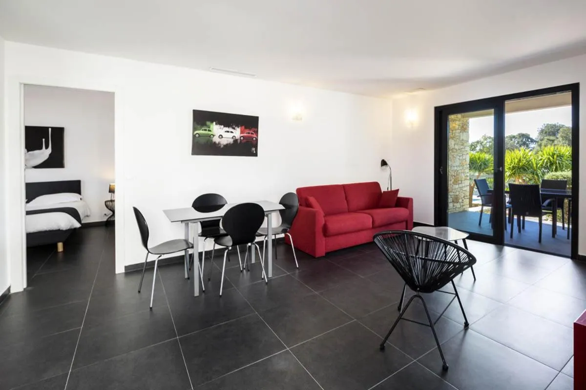 Living room in l'Albitru