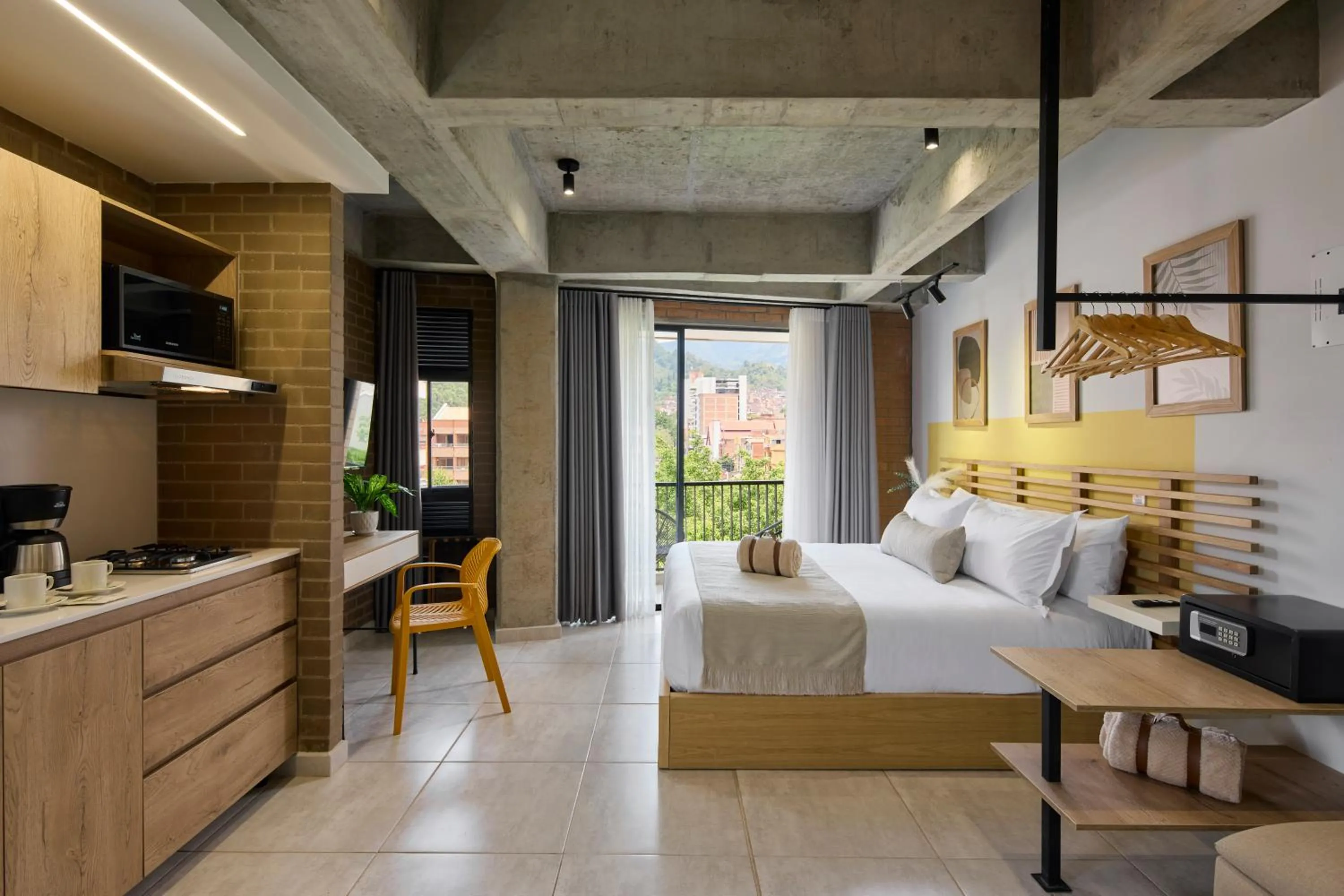 Bedroom in 30 Living Suites