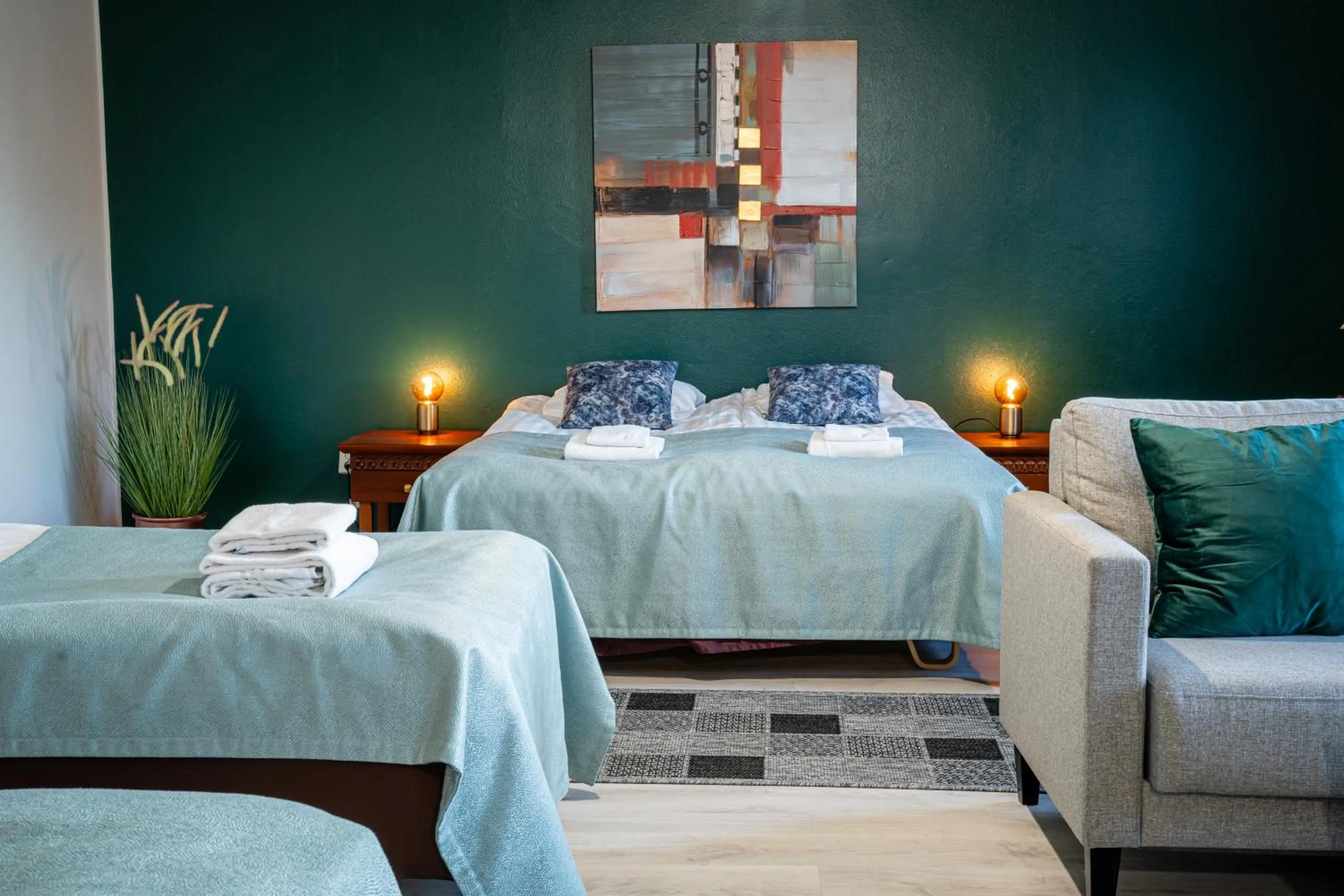 Family, Bed in Hotel Pohjankievari