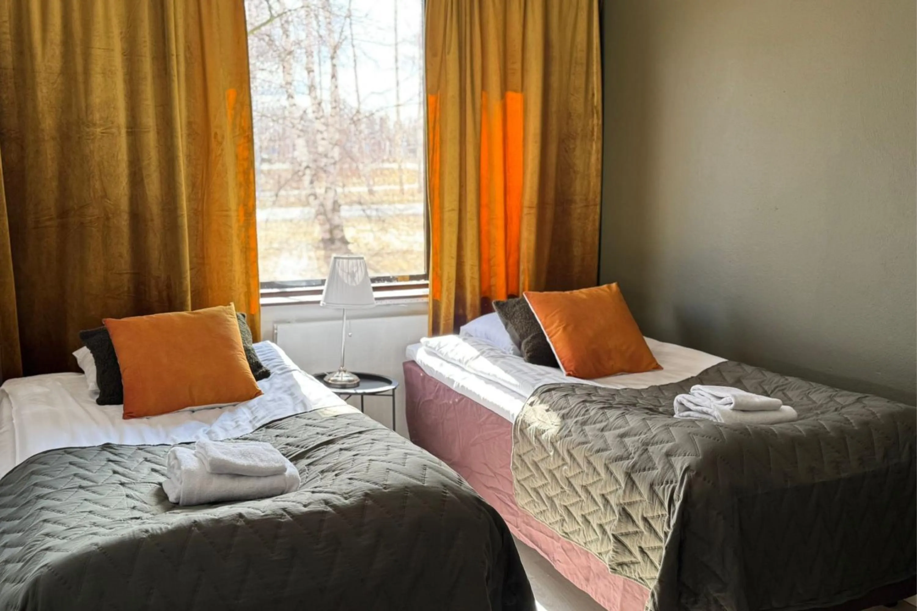 Bed in Hotel Pohjankievari