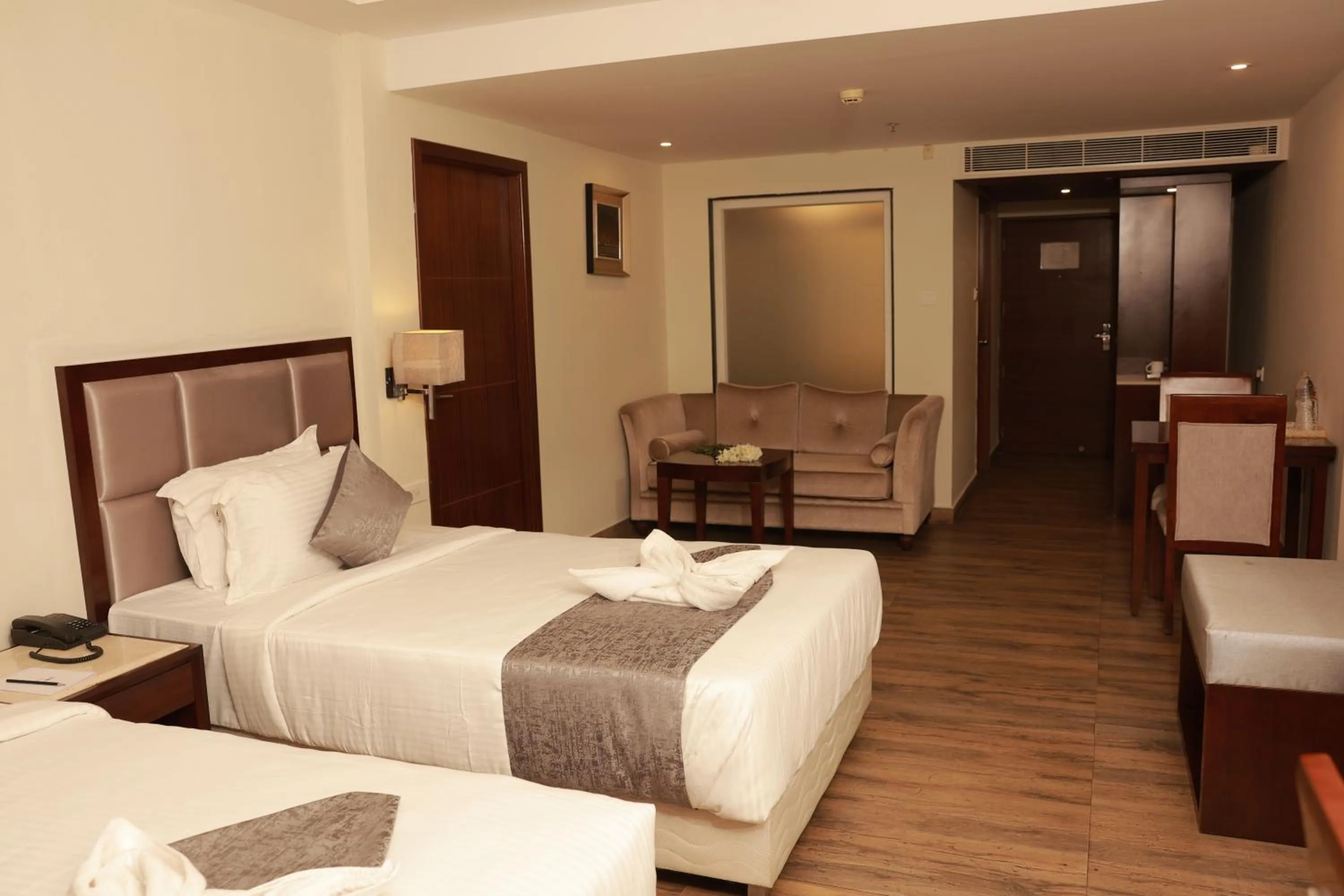 Photo of the whole room, Bed in Paravoor Galaxy Hotel