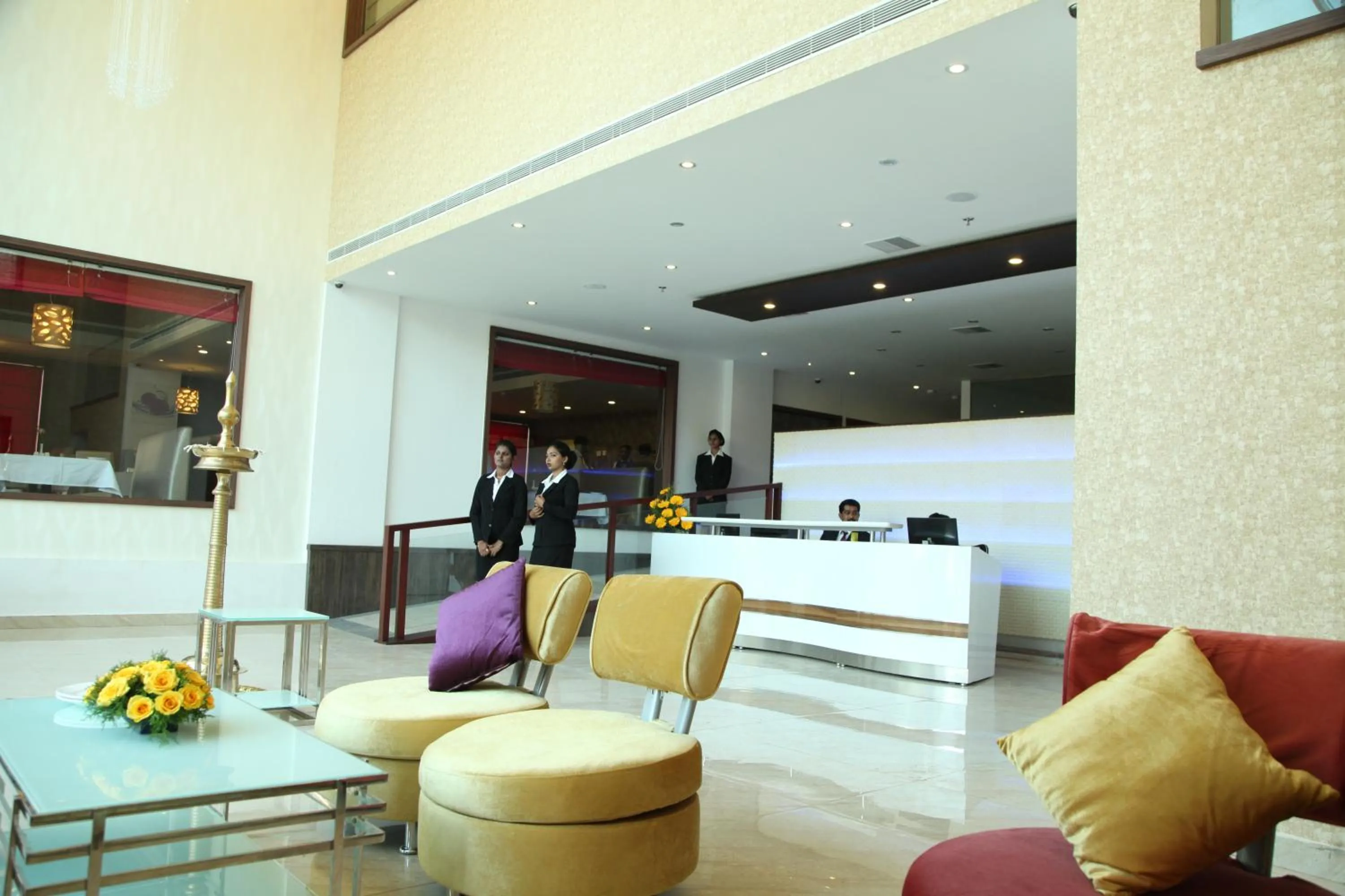 Lobby or reception in Paravoor Galaxy Hotel