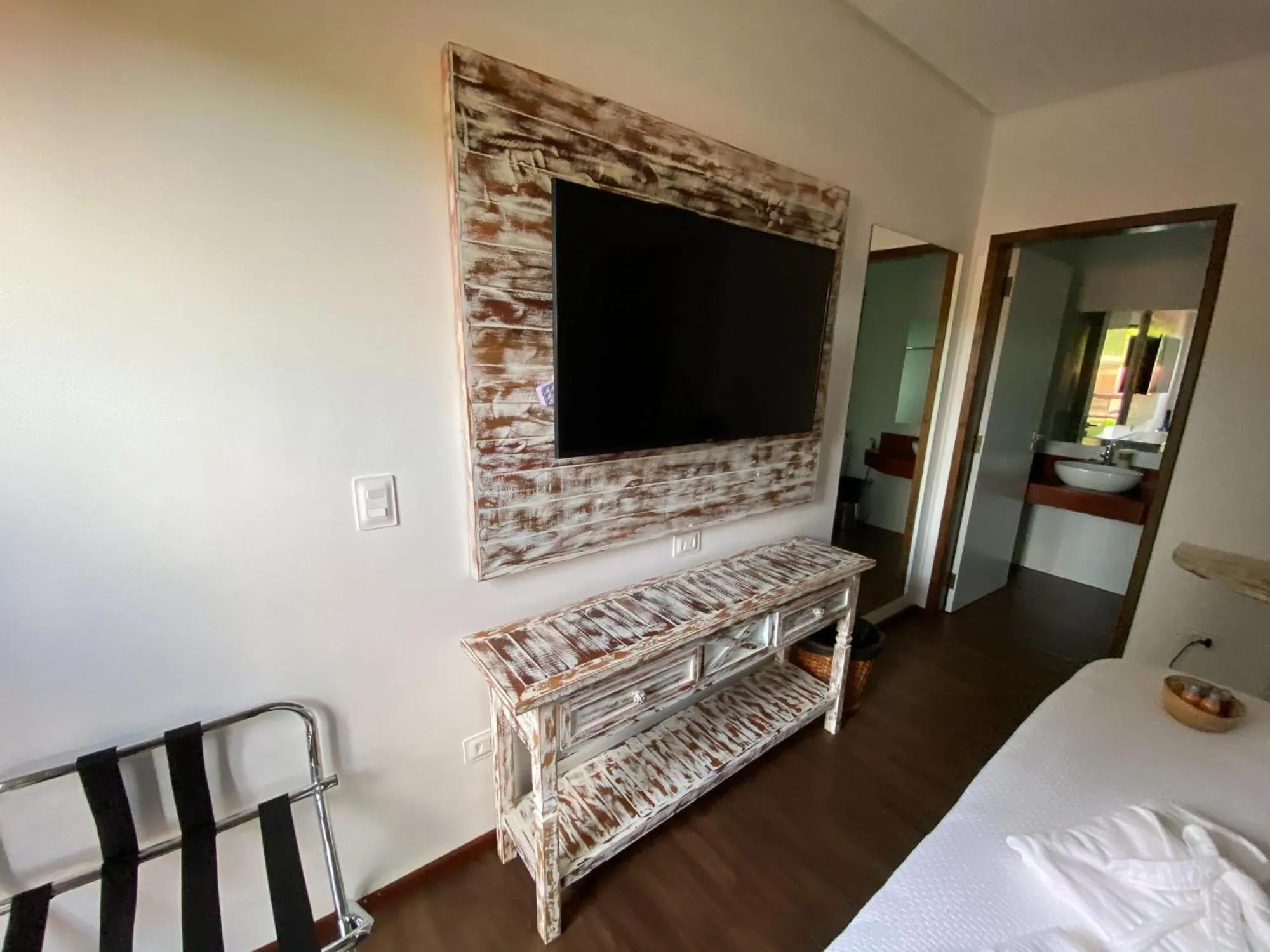 TV and multimedia, Bed in Pousada da Germana