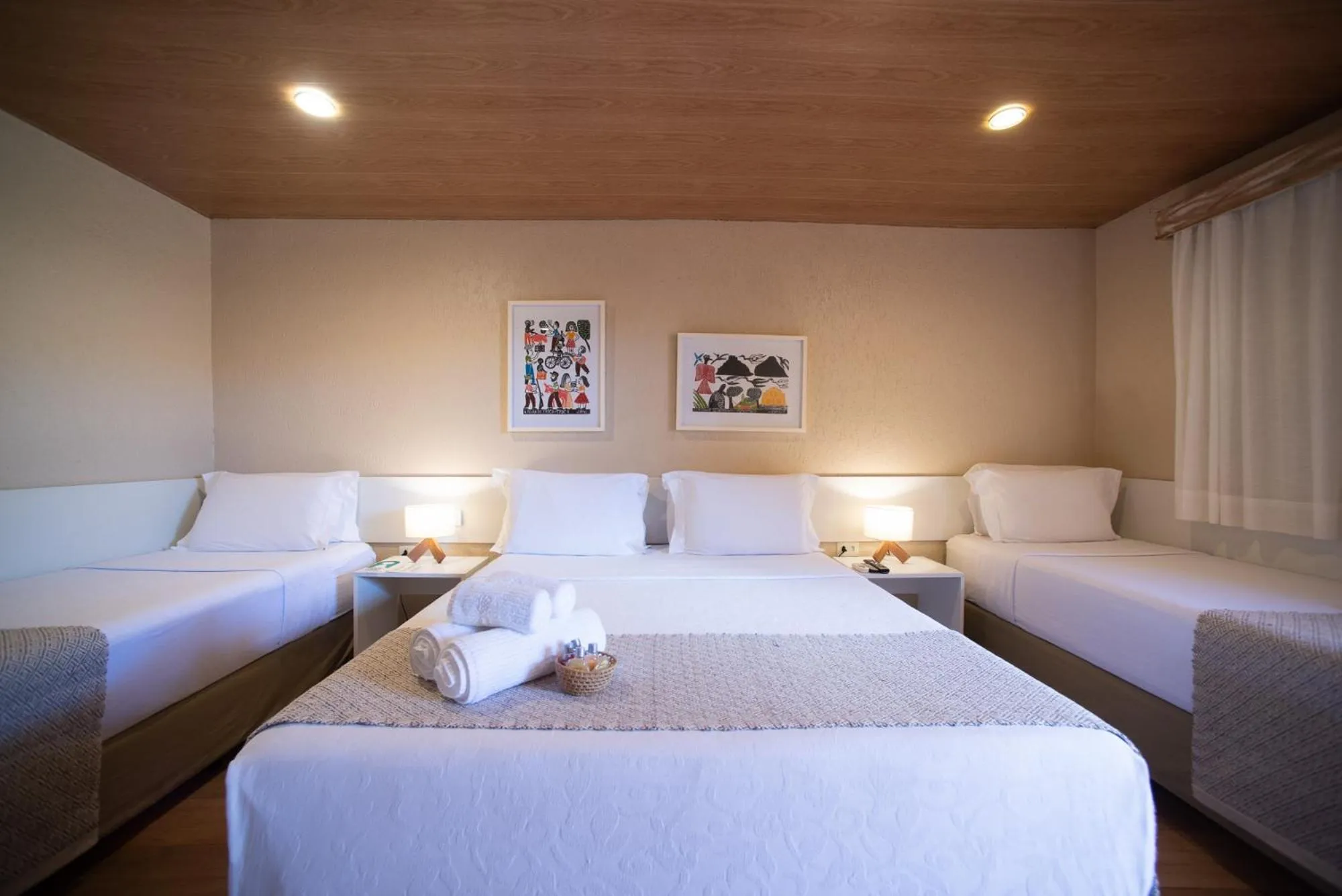 Bed in Pousada da Germana