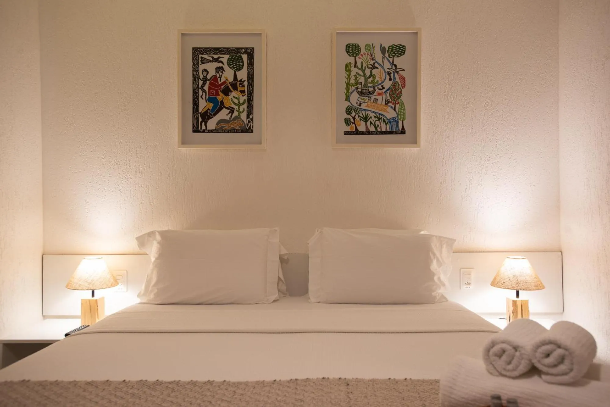 Bed in Pousada da Germana