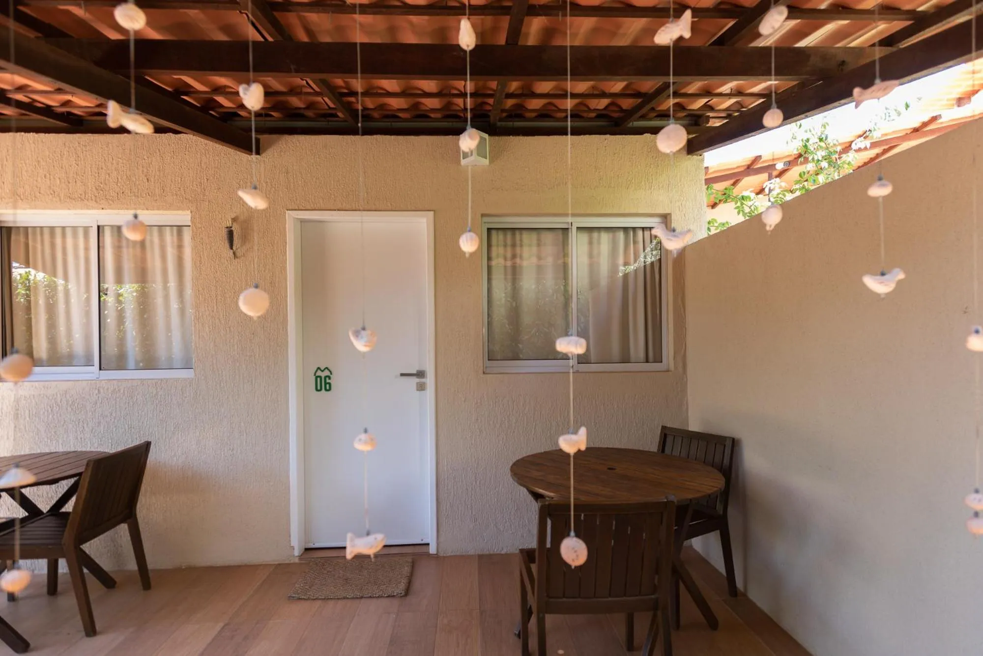 Seating area in Pousada da Germana