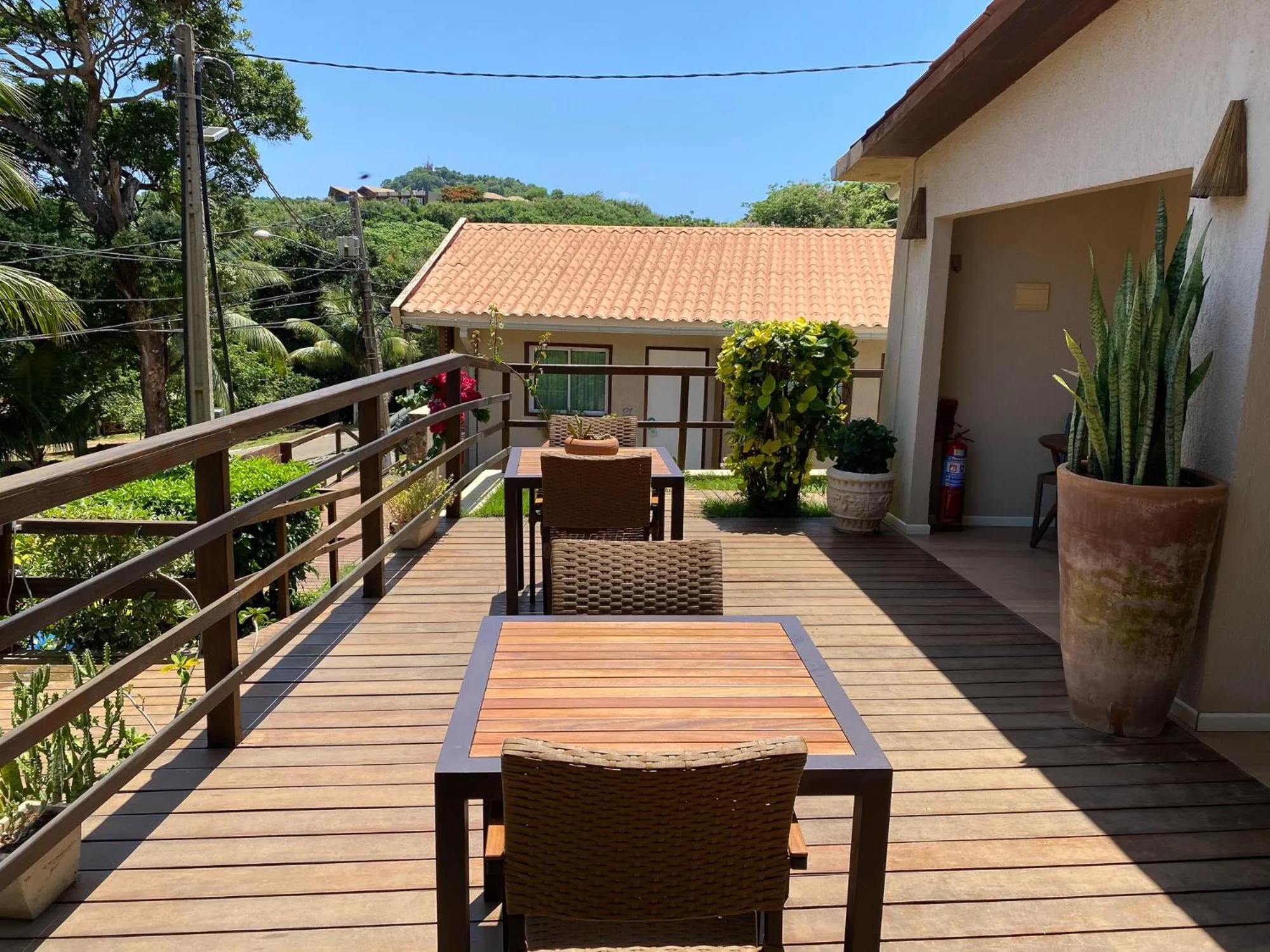 Patio in Pousada da Germana