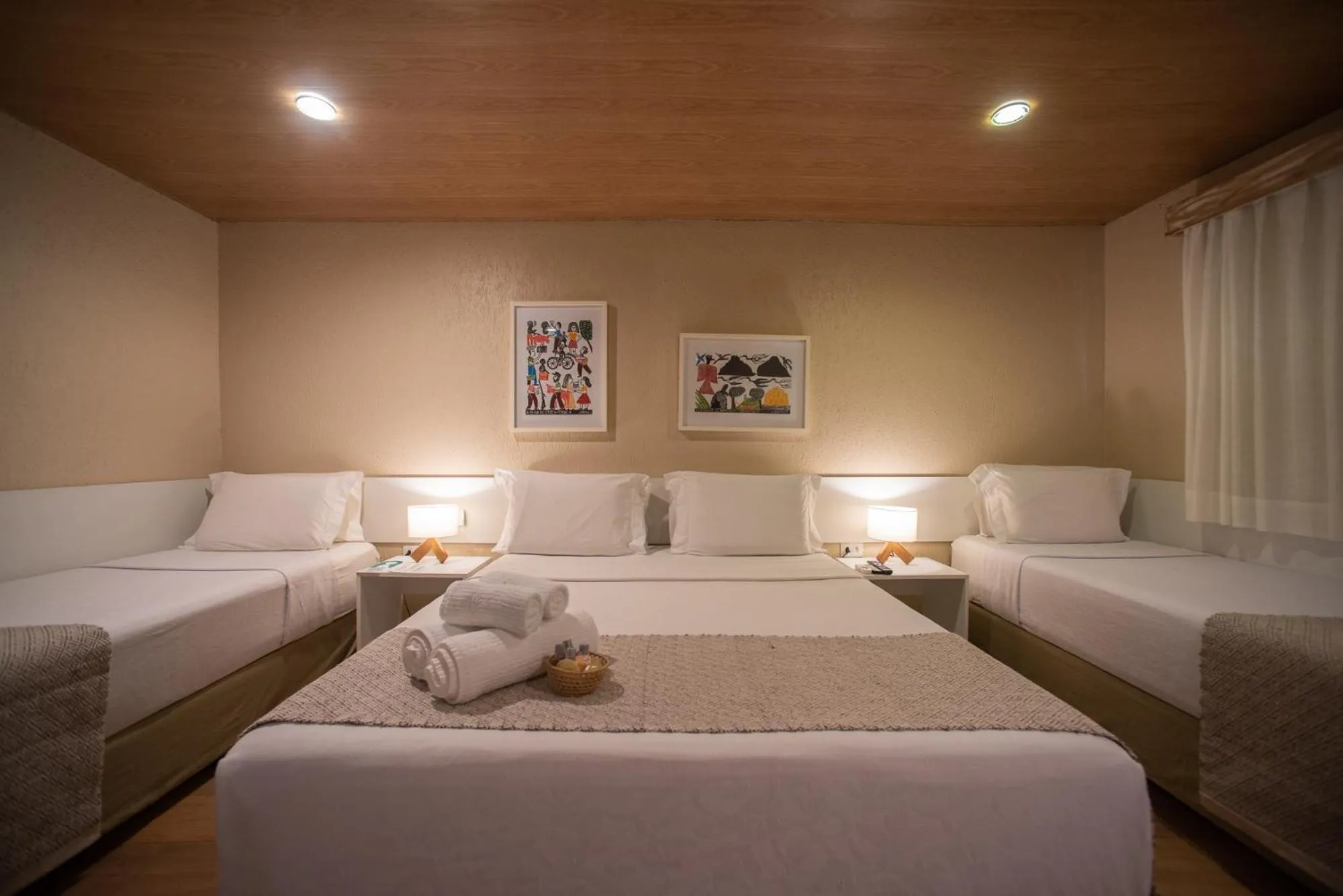 Bed in Pousada da Germana