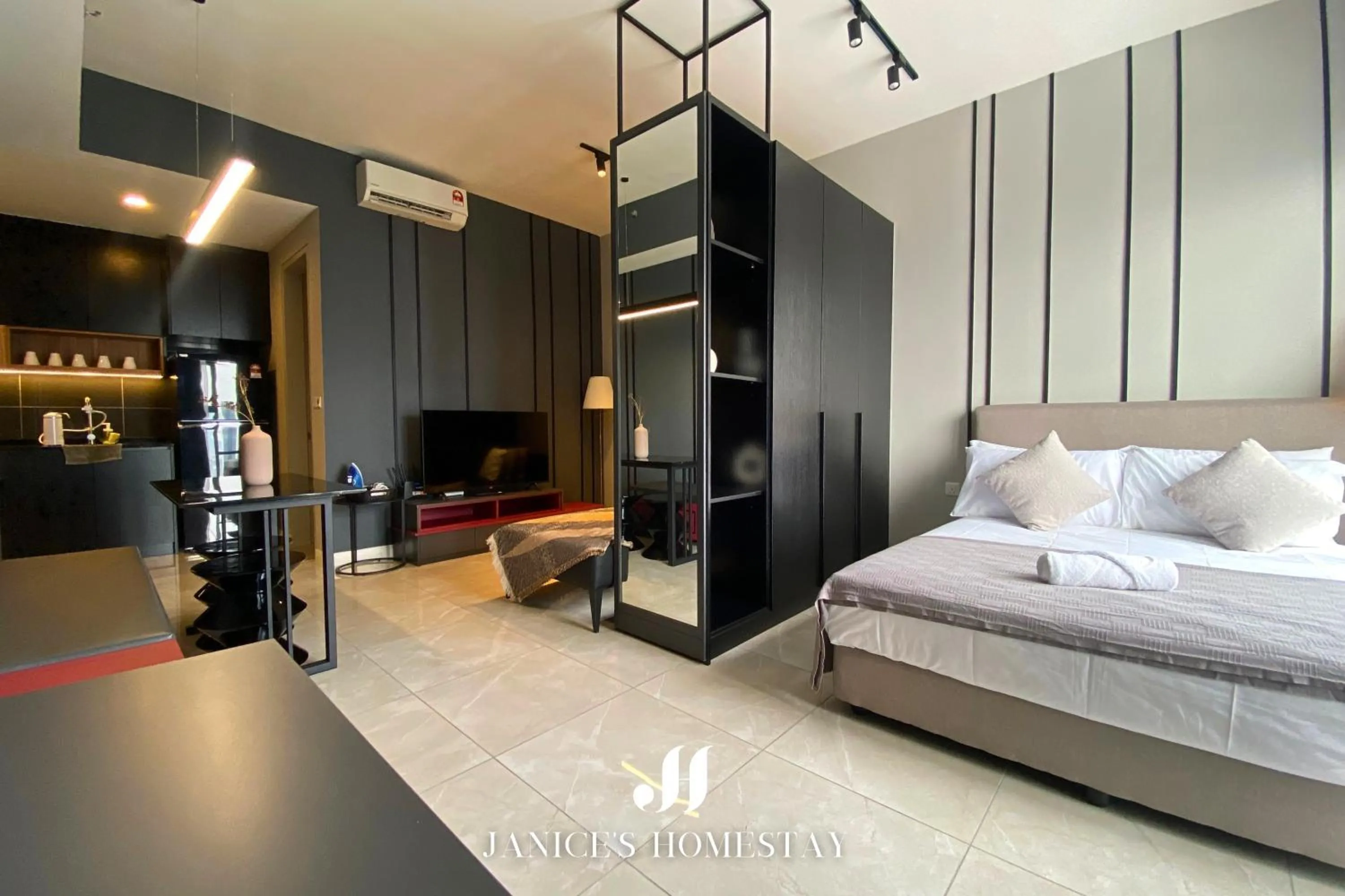 Bed in Axon Residences Bukit Bintang by Janice's Homestay