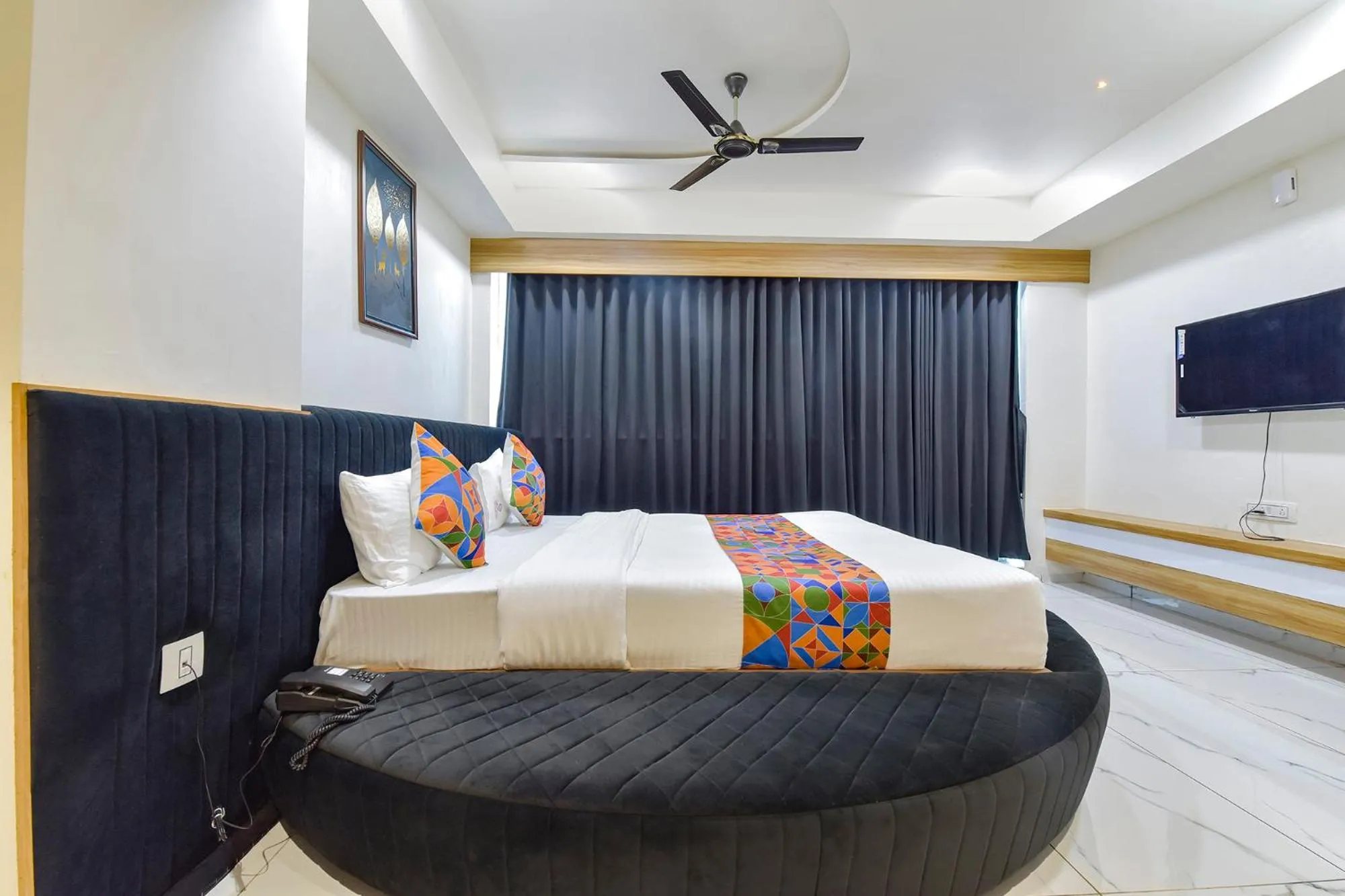 Bed in FabHotel Bliss