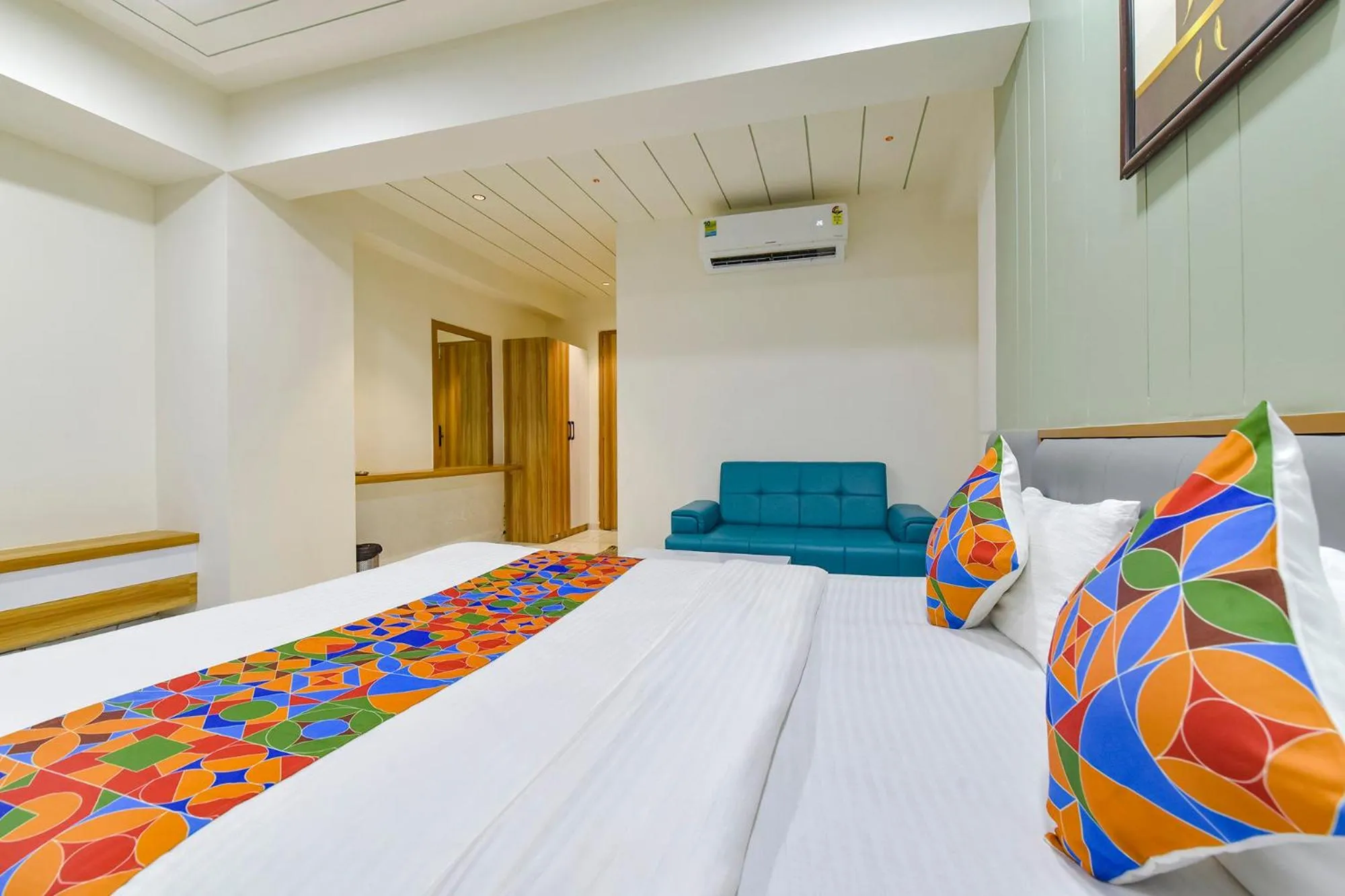 Bed in FabHotel Bliss