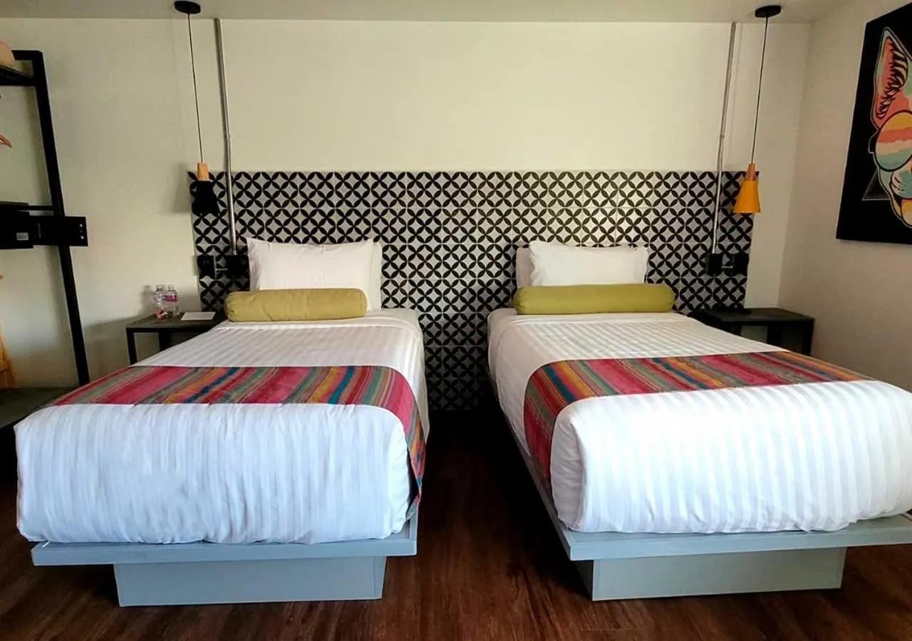Standard Twin Room in Hotel Estancias VIVE MX Cuauhtemoc, Trademark by Wyndham