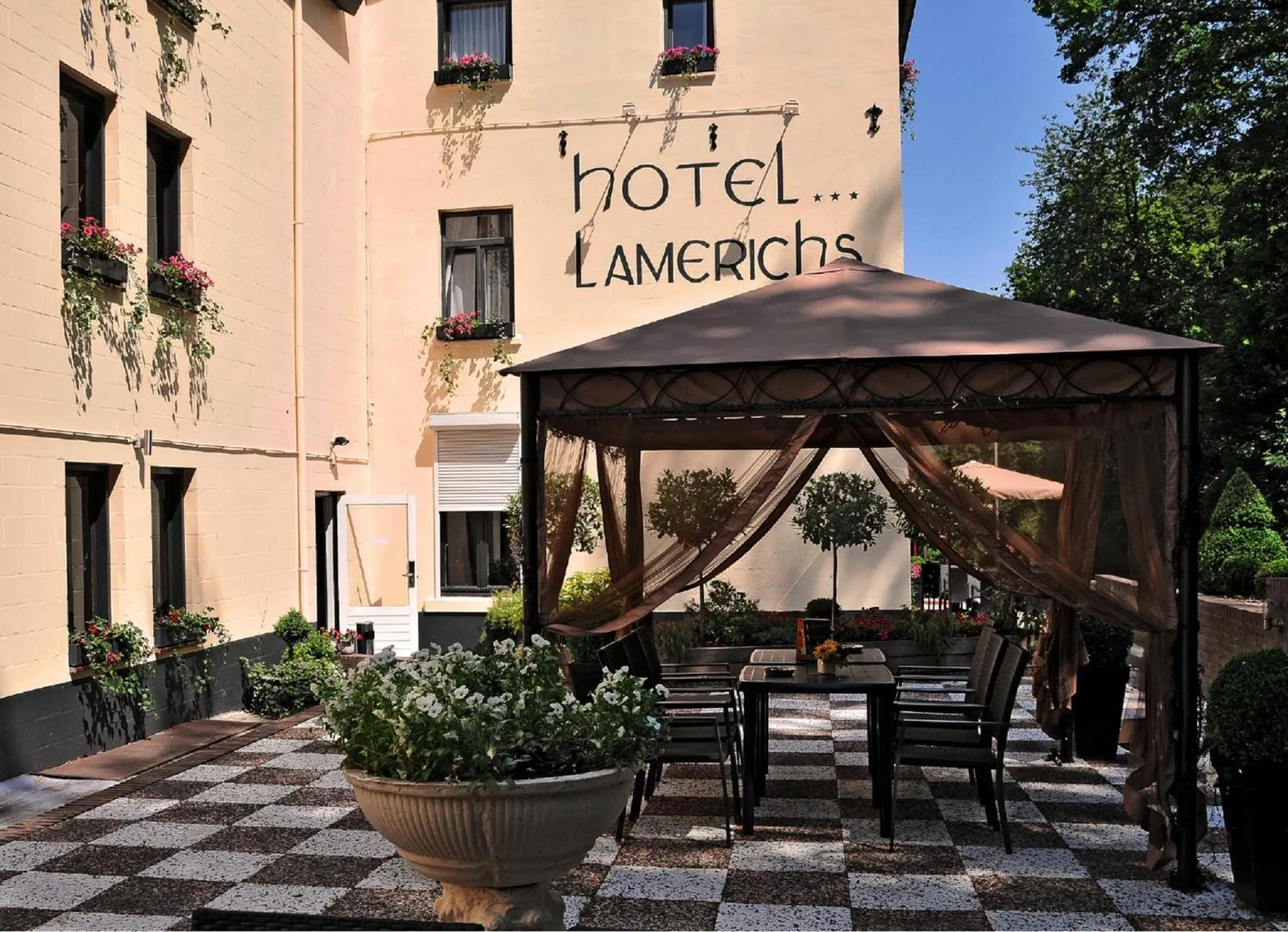 Patio in Hotel Lamerichs