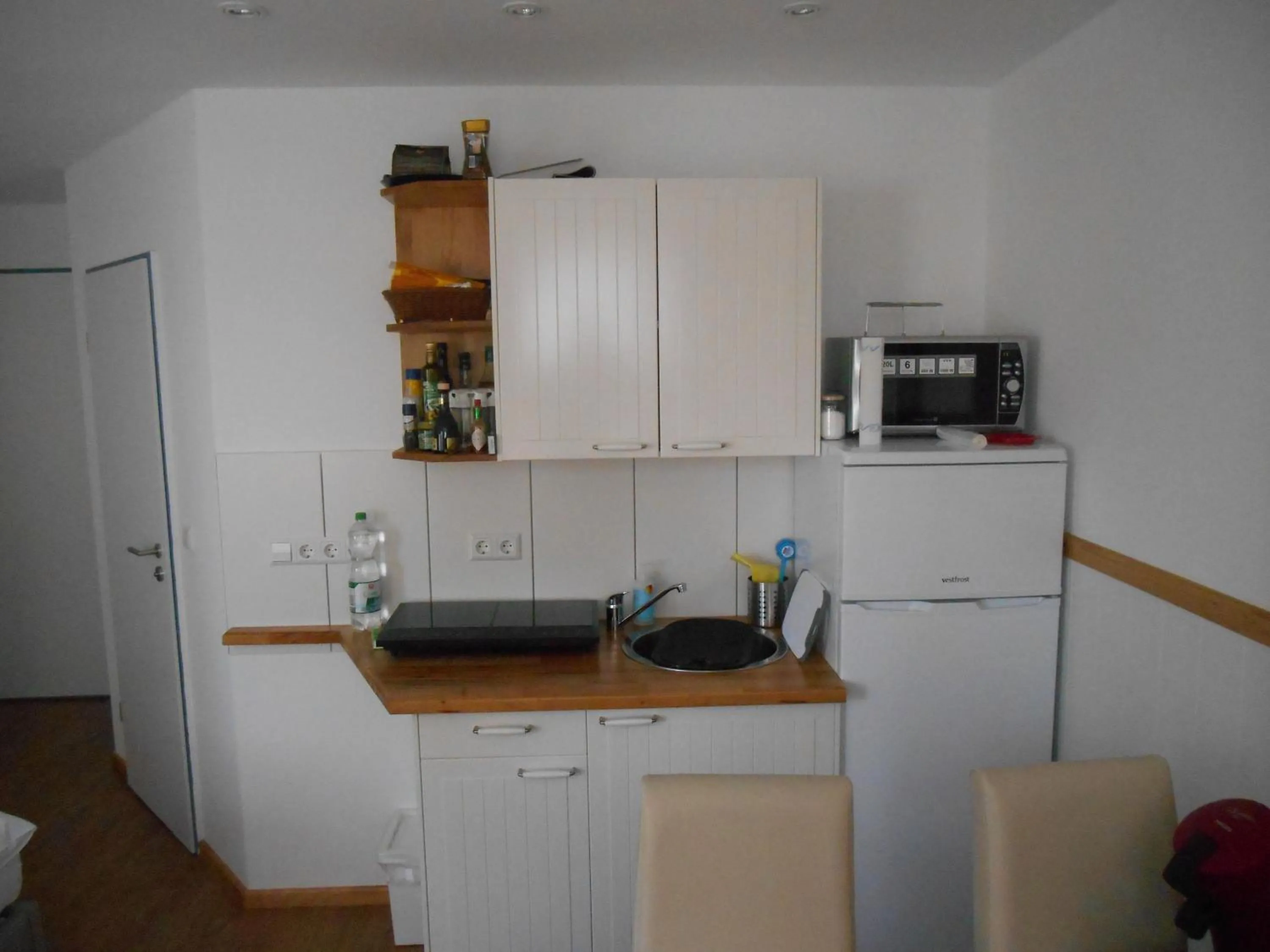 Kitchen or kitchenette in Warum ins Hotel