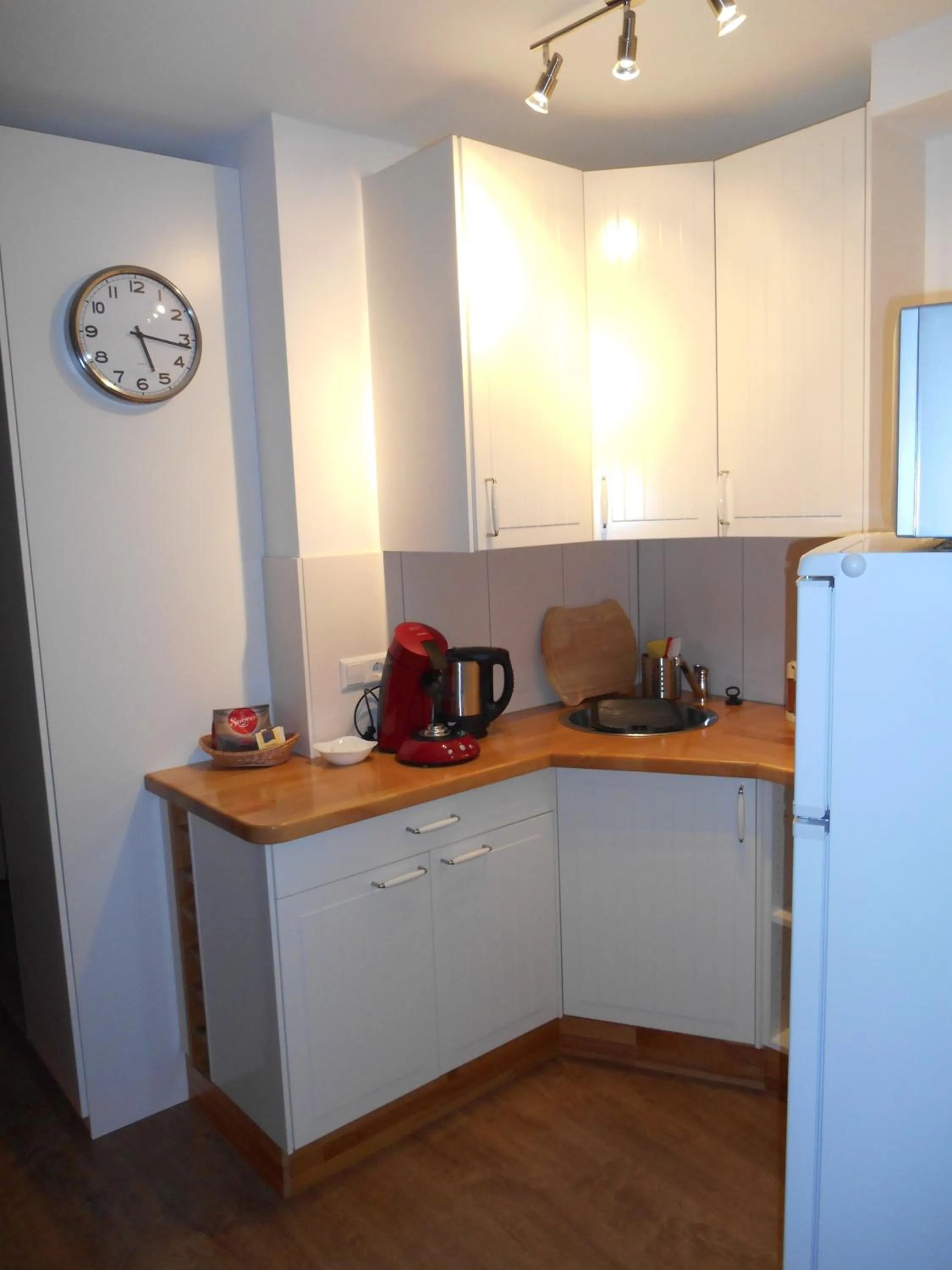 Kitchen or kitchenette in Warum ins Hotel