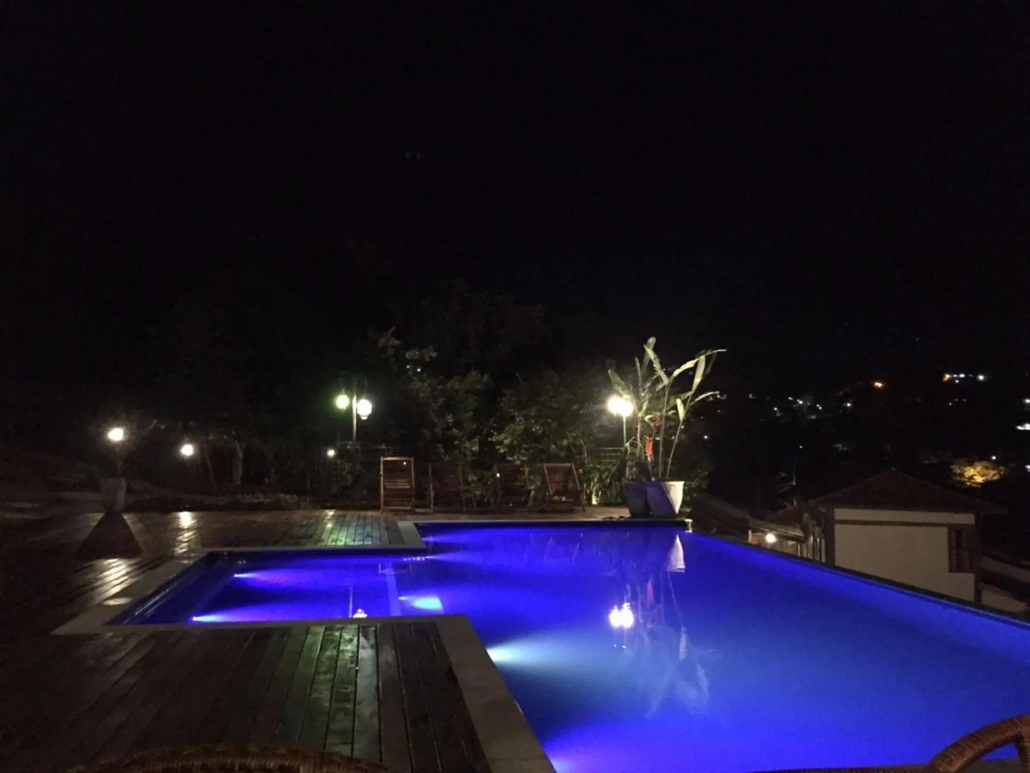 Swimming pool in Pousada Chão de Minas