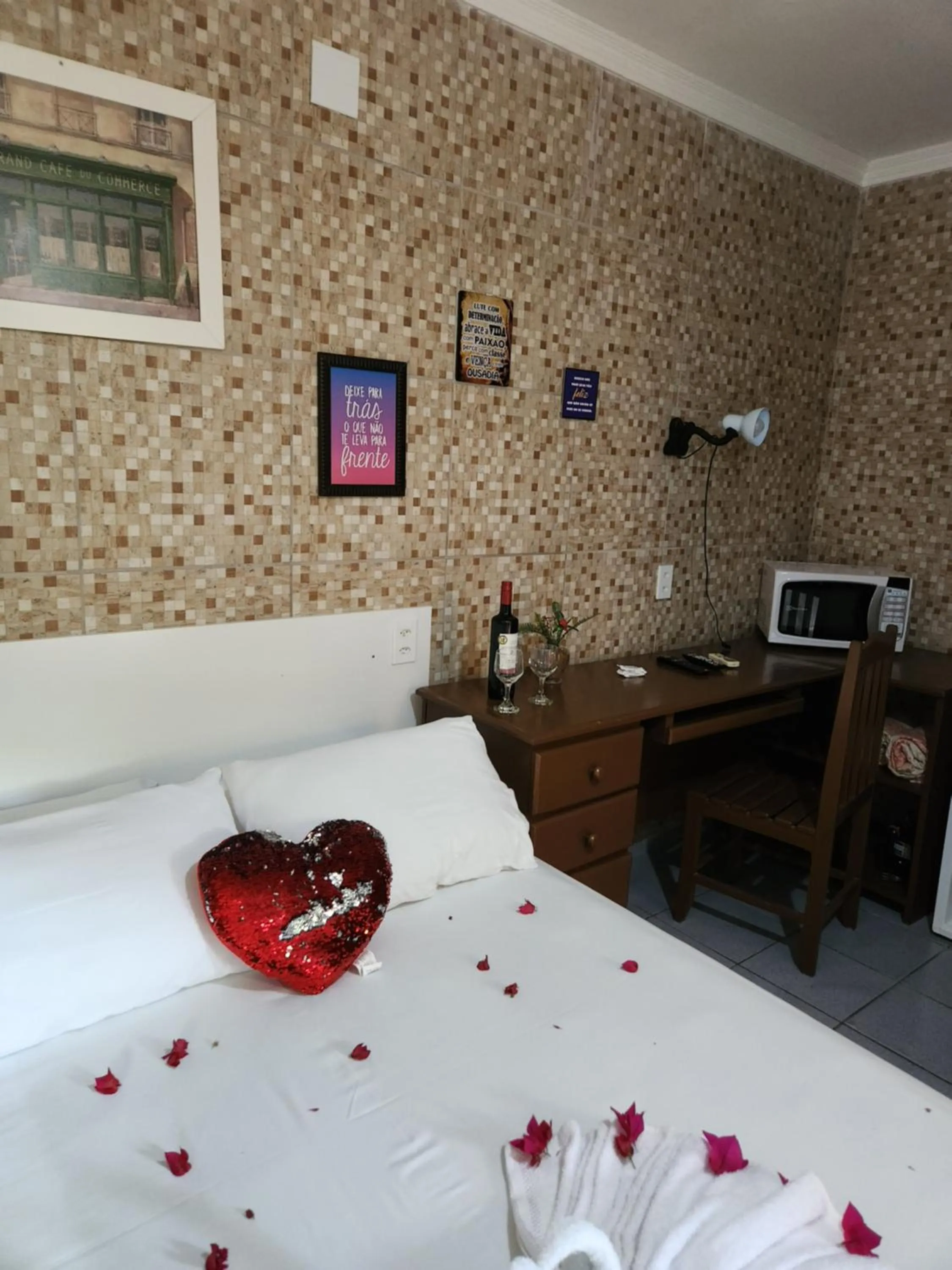 Bed in Pousada Flor Dália